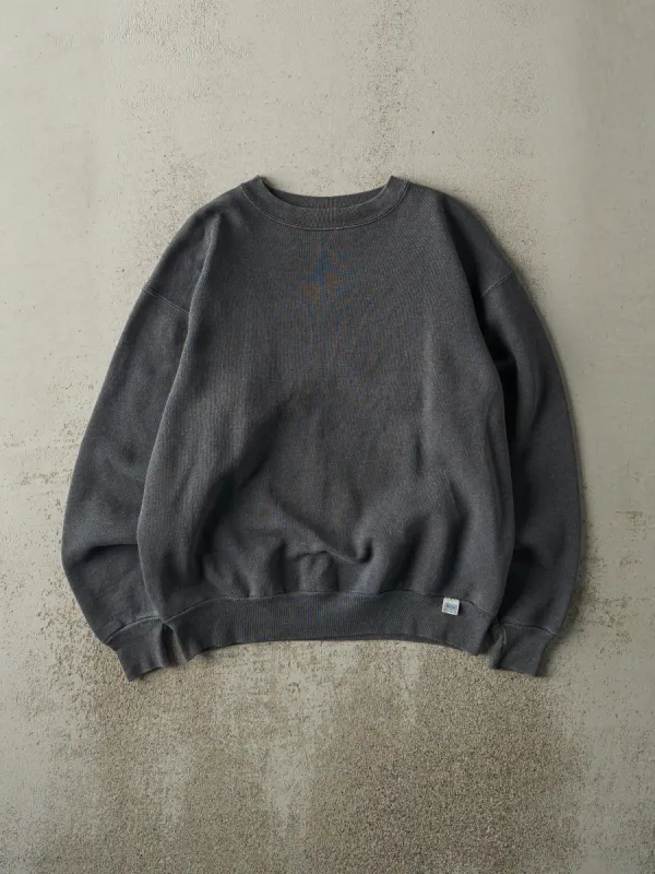 Vintage 90s Charcoal Grey Discus Athletic Crewneck (M) sold by Rebalance Vintage