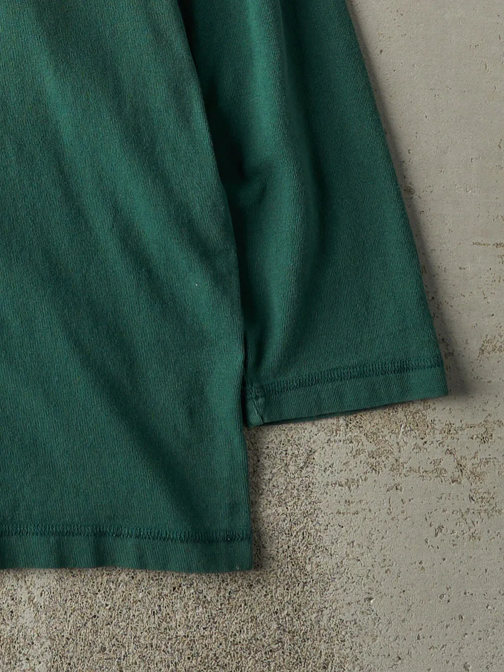 Vintage 90s Green Blank Pocket Long Sleeve (M) sold by Rebalance Vintage product image thumbnail 3