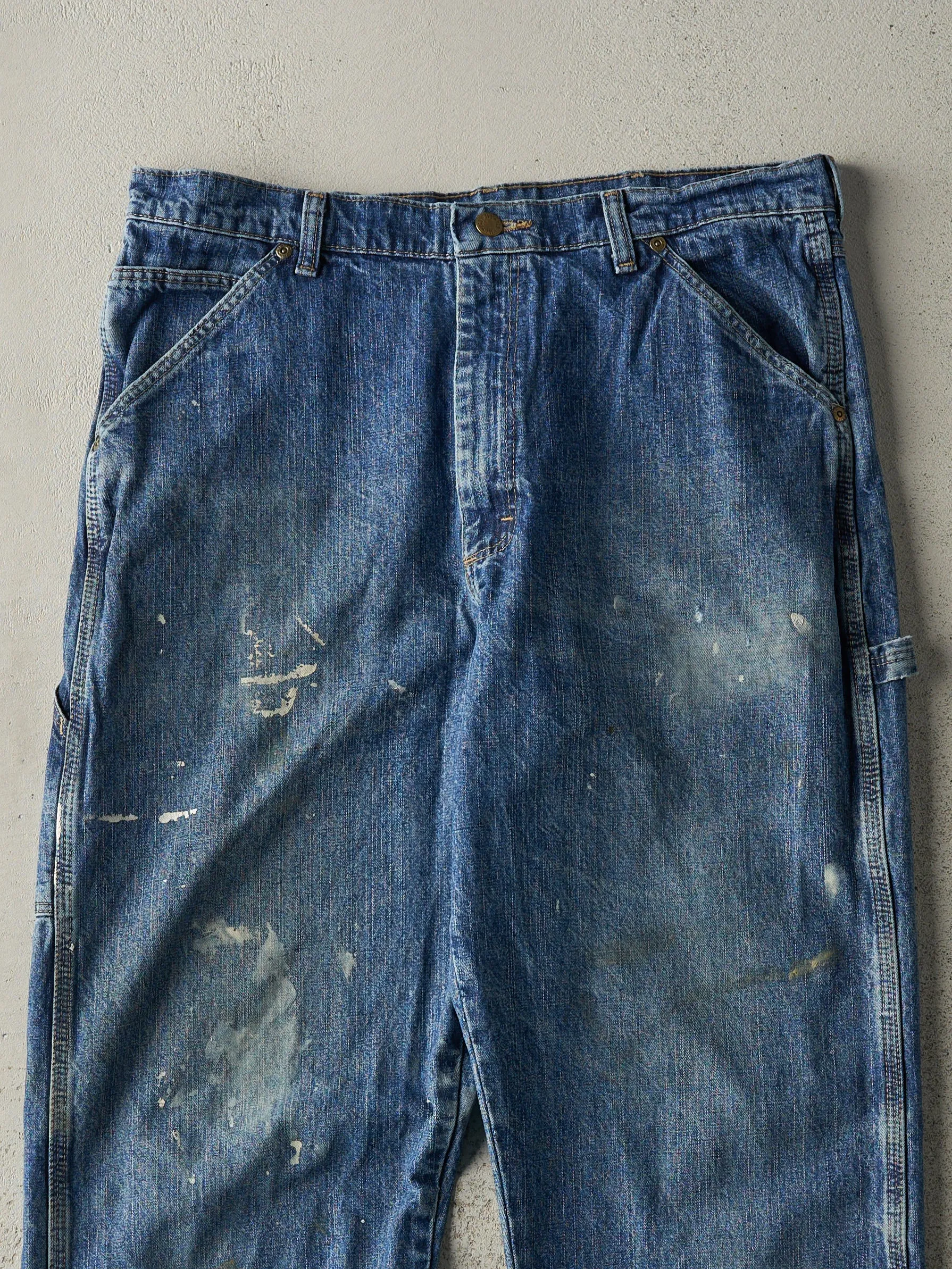 Vintage 90s Mid Wash Old Mill Carpenter Jeans (34x32) sold by Rebalance Vintage product image thumbnail 4