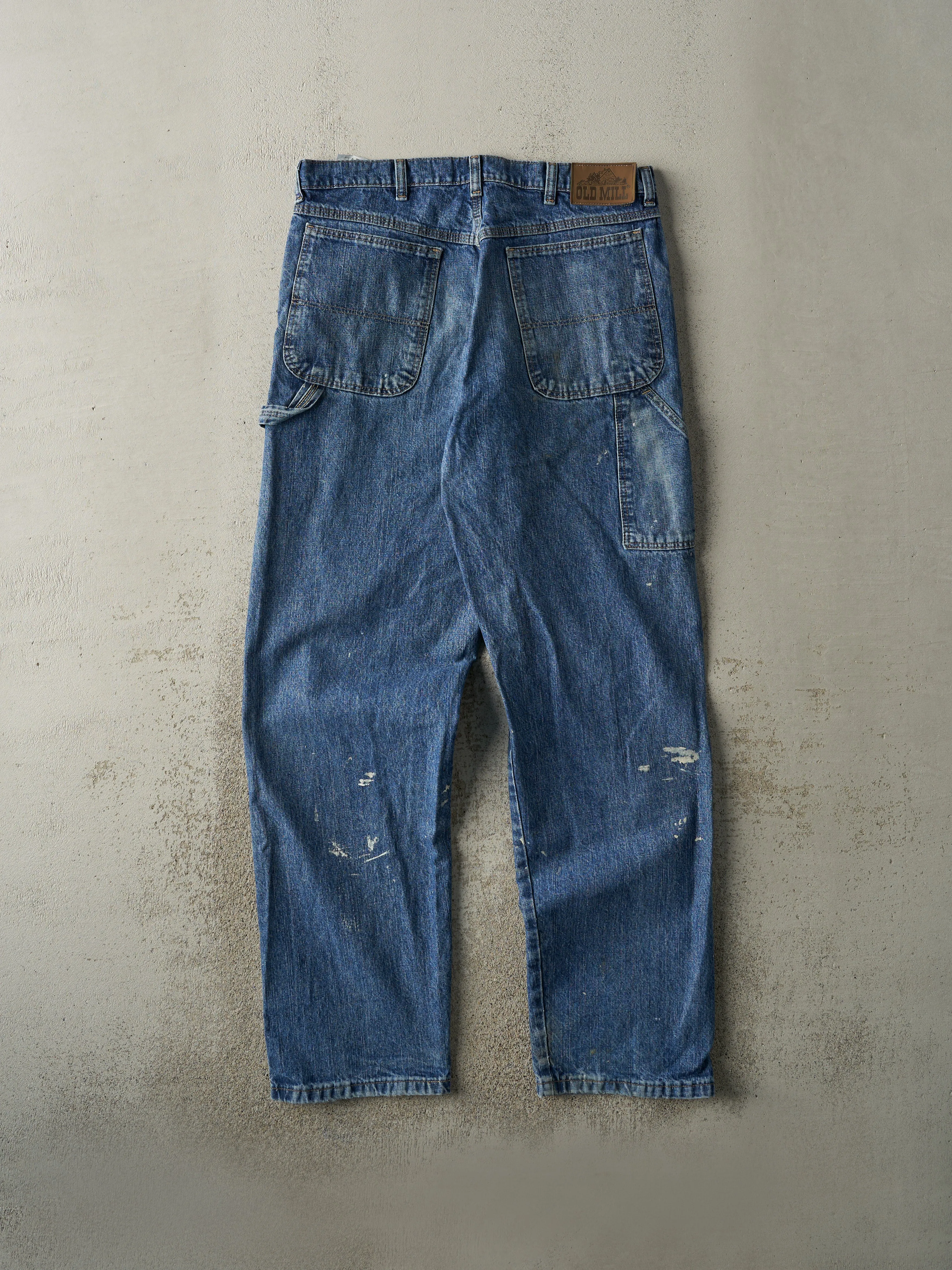 Vintage 90s Mid Wash Old Mill Carpenter Jeans (34x32) sold by Rebalance Vintage product image thumbnail 3