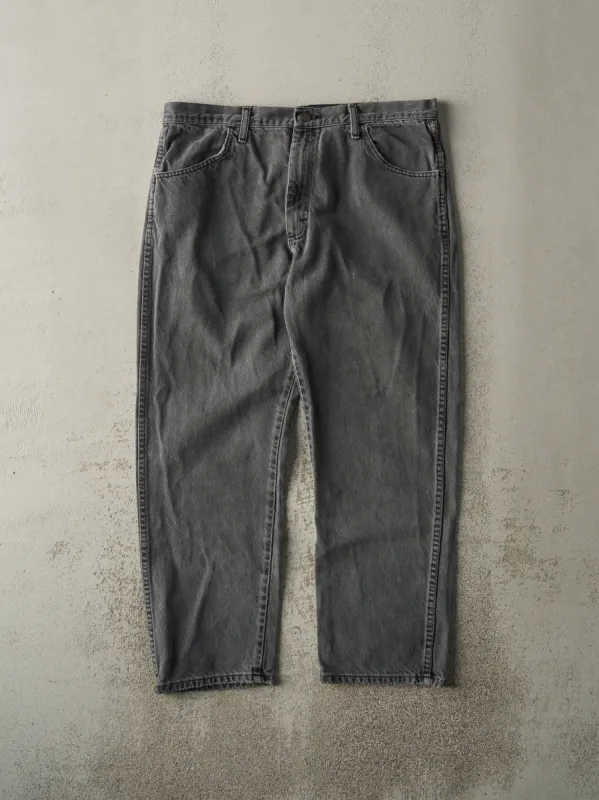 Vintage 90s Grey Rustler Denim Pants (37x28.5) sold by Rebalance Vintage