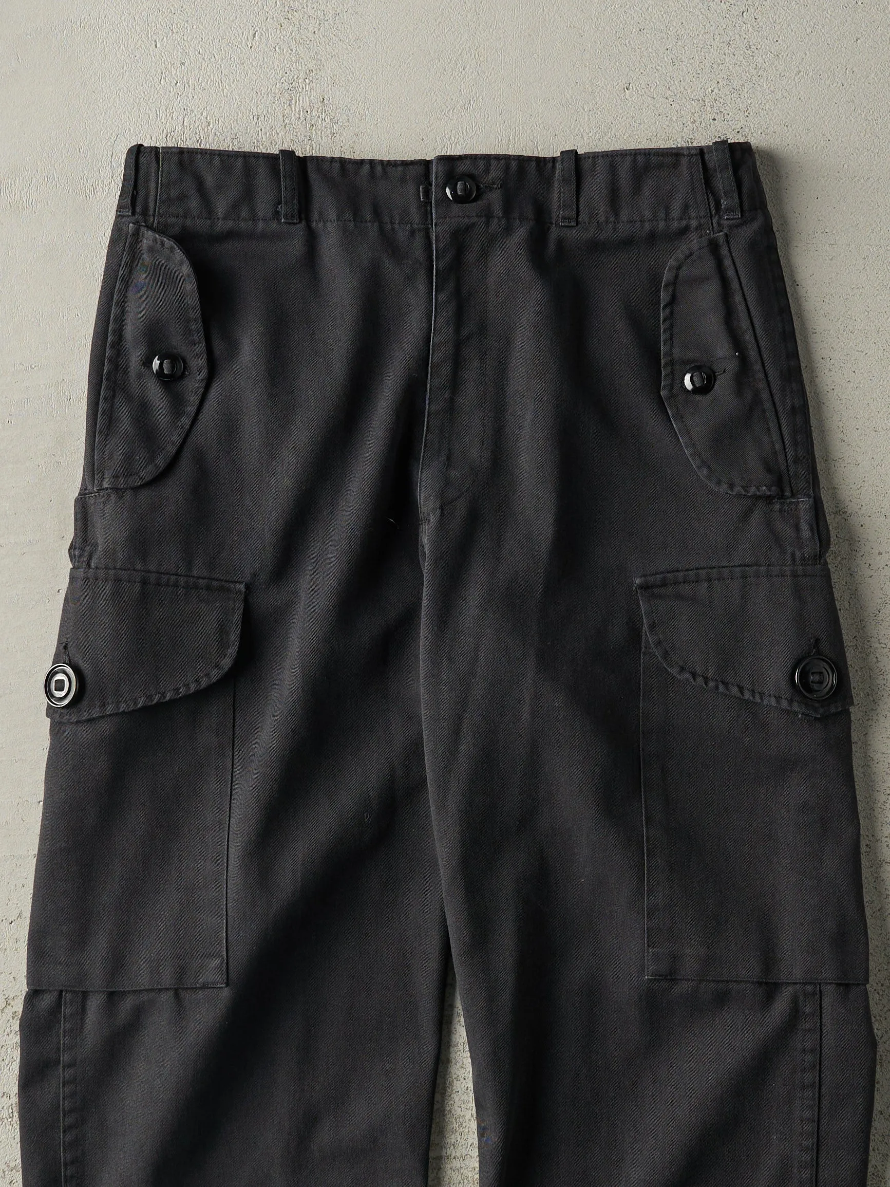 Vintage 90s Faded Black Military Cargo Pants (32x29.5) sold by Rebalance Vintage product image thumbnail 4