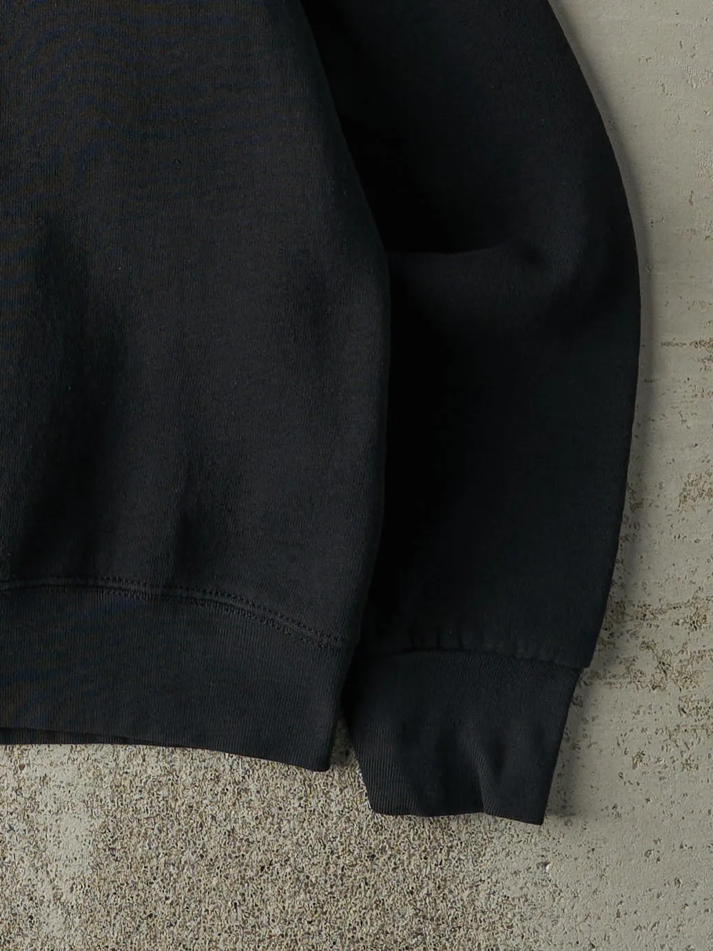 Vintage 90s Black Blank Crewneck (M) sold by Rebalance Vintage product image thumbnail 3