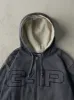 Vintage 90s Sun Faded Navy Gap Thermal Lined Hoodie (M) sold by Rebalance Vintage