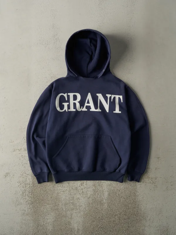 Vintage Y2K Navy Blue Grant Hoodie (S) sold by Rebalance Vintage
