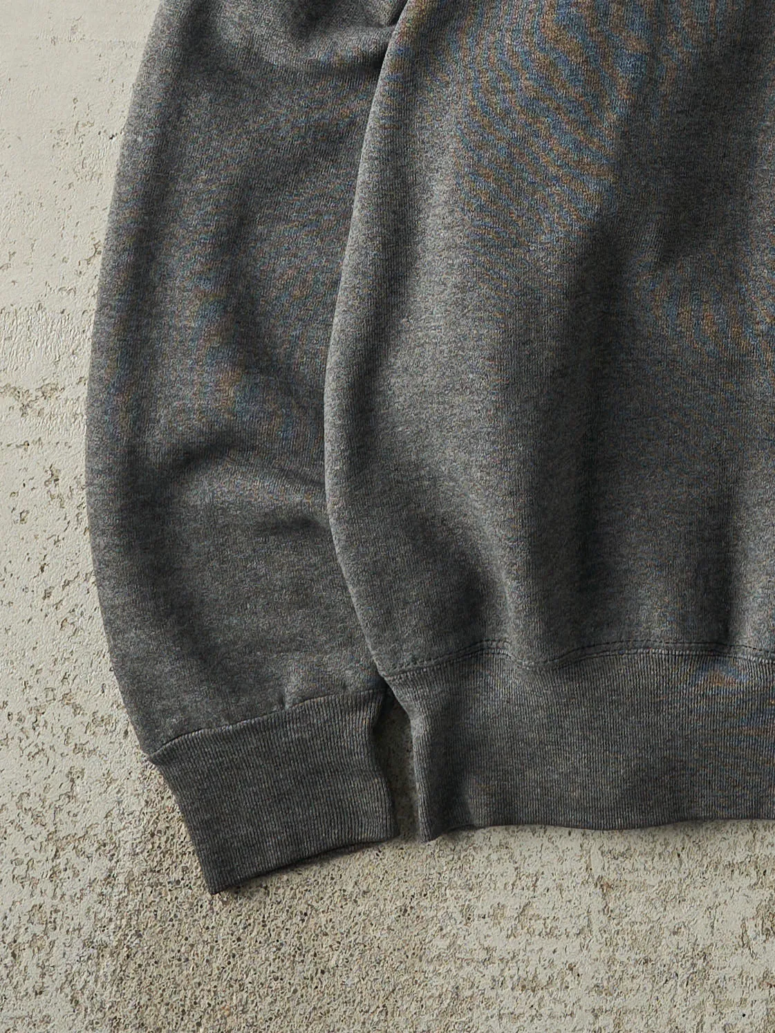 Vintage 90s Charcoal Grey Blank Crewneck (L) sold by Rebalance Vintage product image thumbnail 3