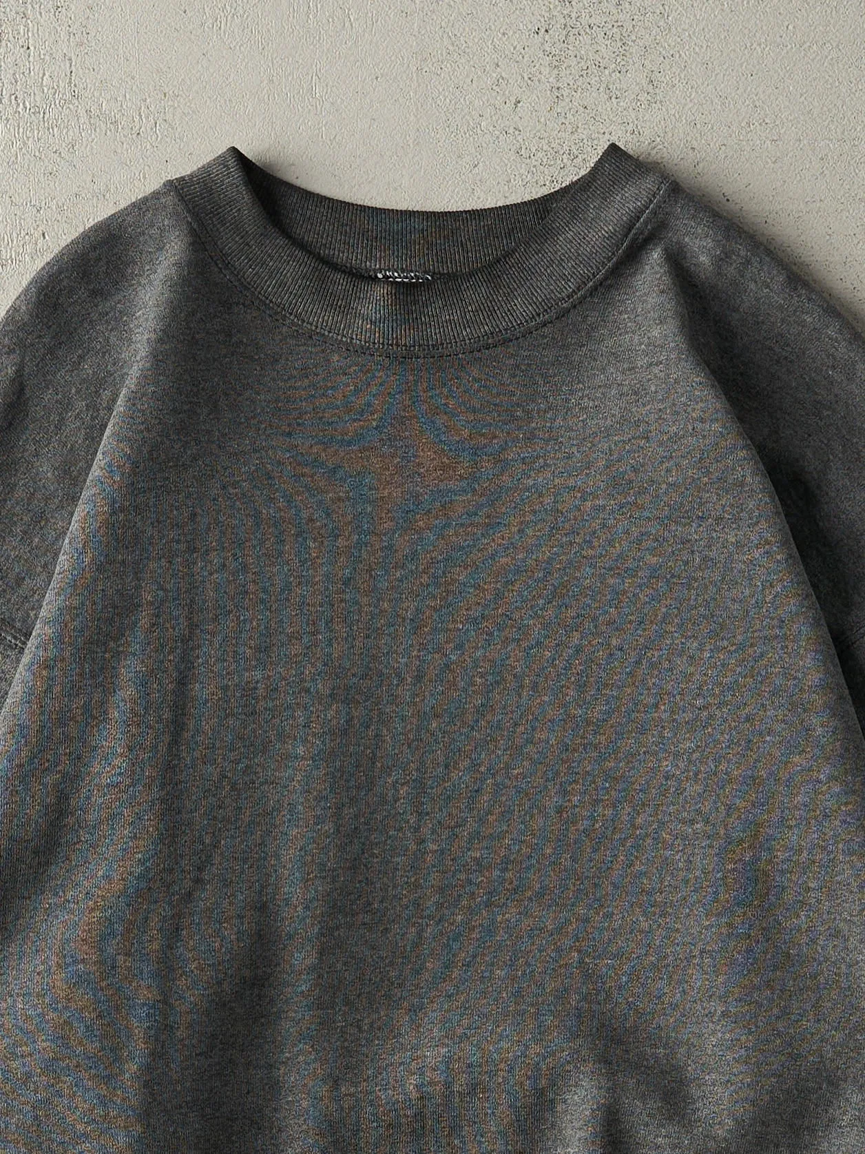 Vintage 90s Charcoal Grey Blank Crewneck (L) sold by Rebalance Vintage product image thumbnail 2