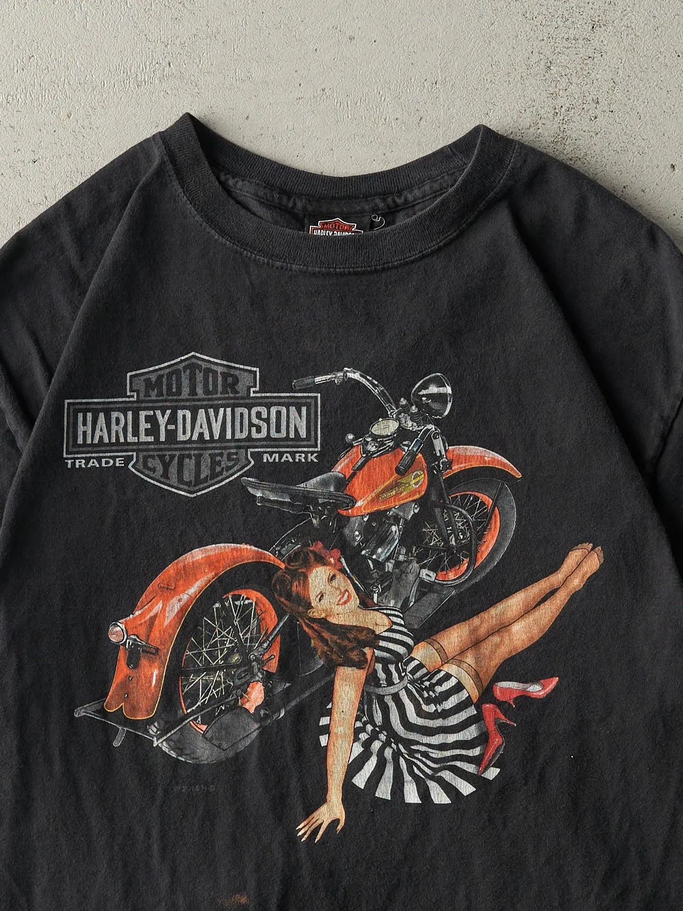 14' Black North Carolina Harley Davidson Tee (M) sold by Rebalance Vintage product image thumbnail 3