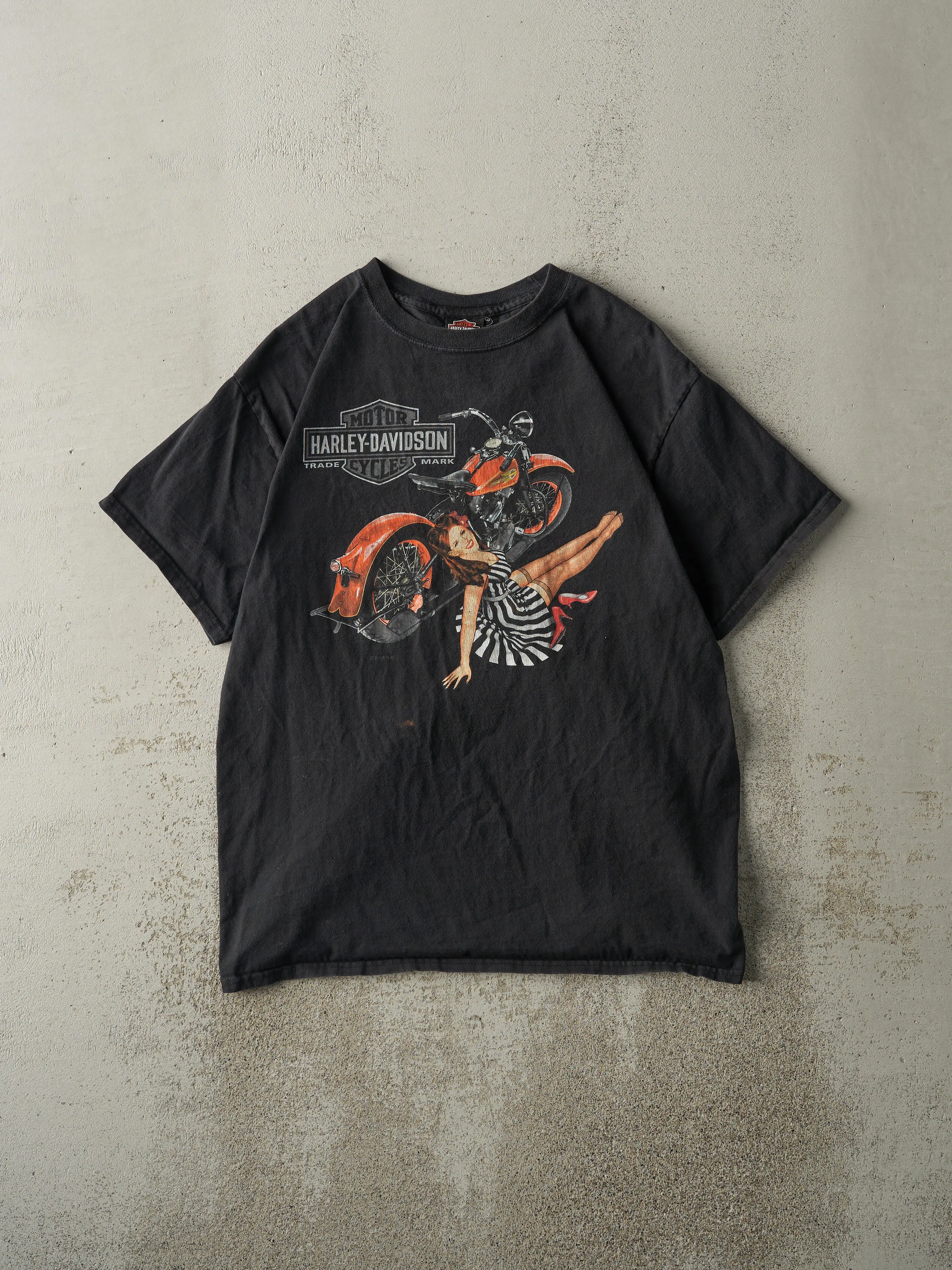 14' Black North Carolina Harley Davidson Tee (M) sold by Rebalance Vintage