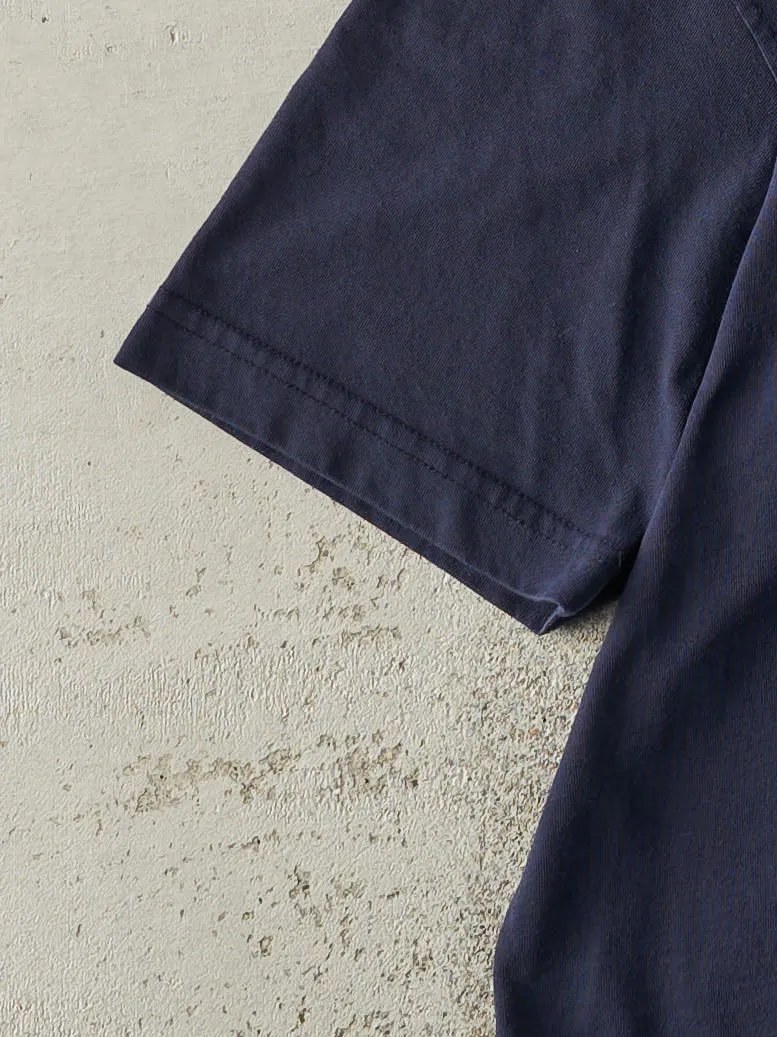 Vintage Y2K Navy Blue Embroidered Umbro Athletic Tee (S) sold by Rebalance Vintage product image thumbnail 3