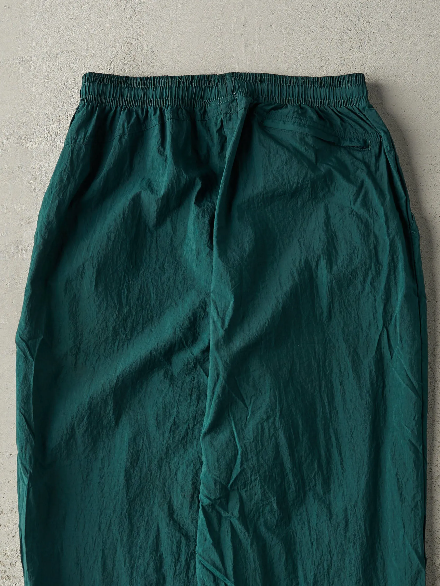 Vintage 90s Green Embroidered Nike Windbreaker Pants (29x32) sold by Rebalance Vintage product image thumbnail 4