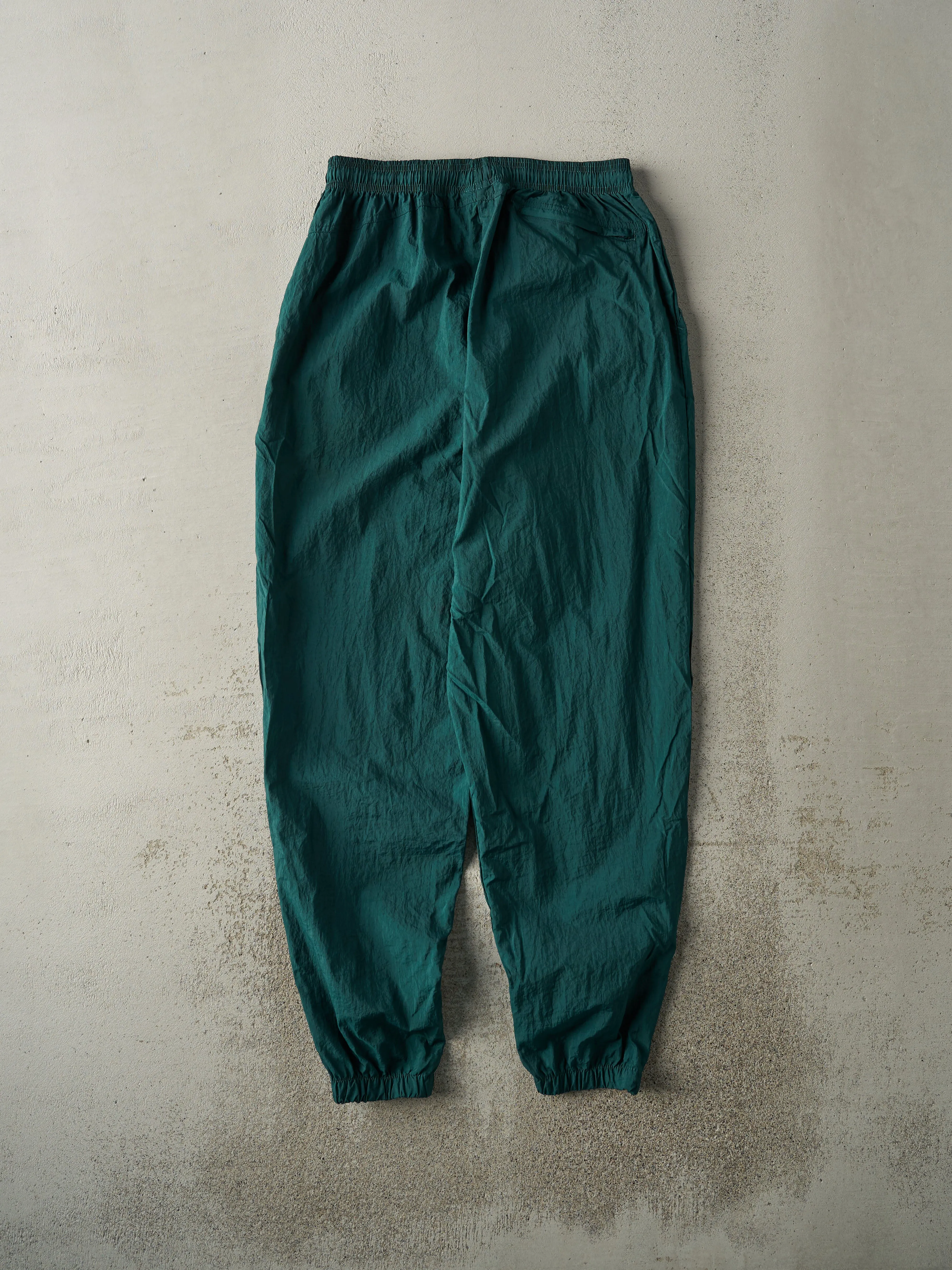 Vintage 90s Green Embroidered Nike Windbreaker Pants (29x32) sold by Rebalance Vintage product image thumbnail 2