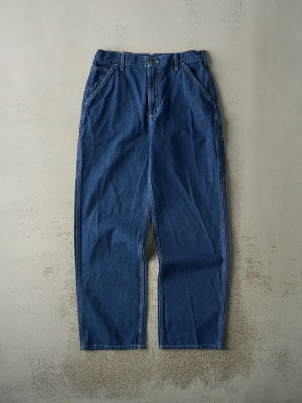 Vintage Y2K Dark Wash Carhartt Carpenter Jeans (33x33.5) sold by Rebalance Vintage