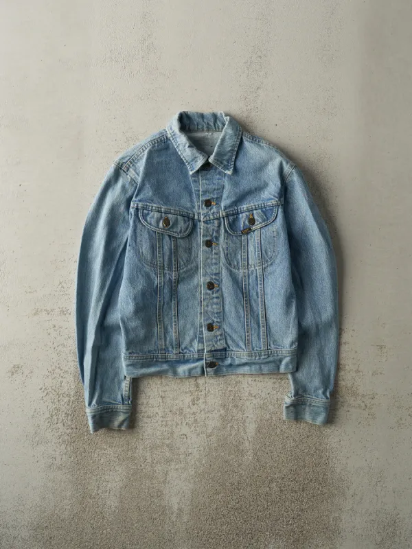 Vintage 90s Light Wash Lee Denim Jacket (XS) sold by Rebalance Vintage