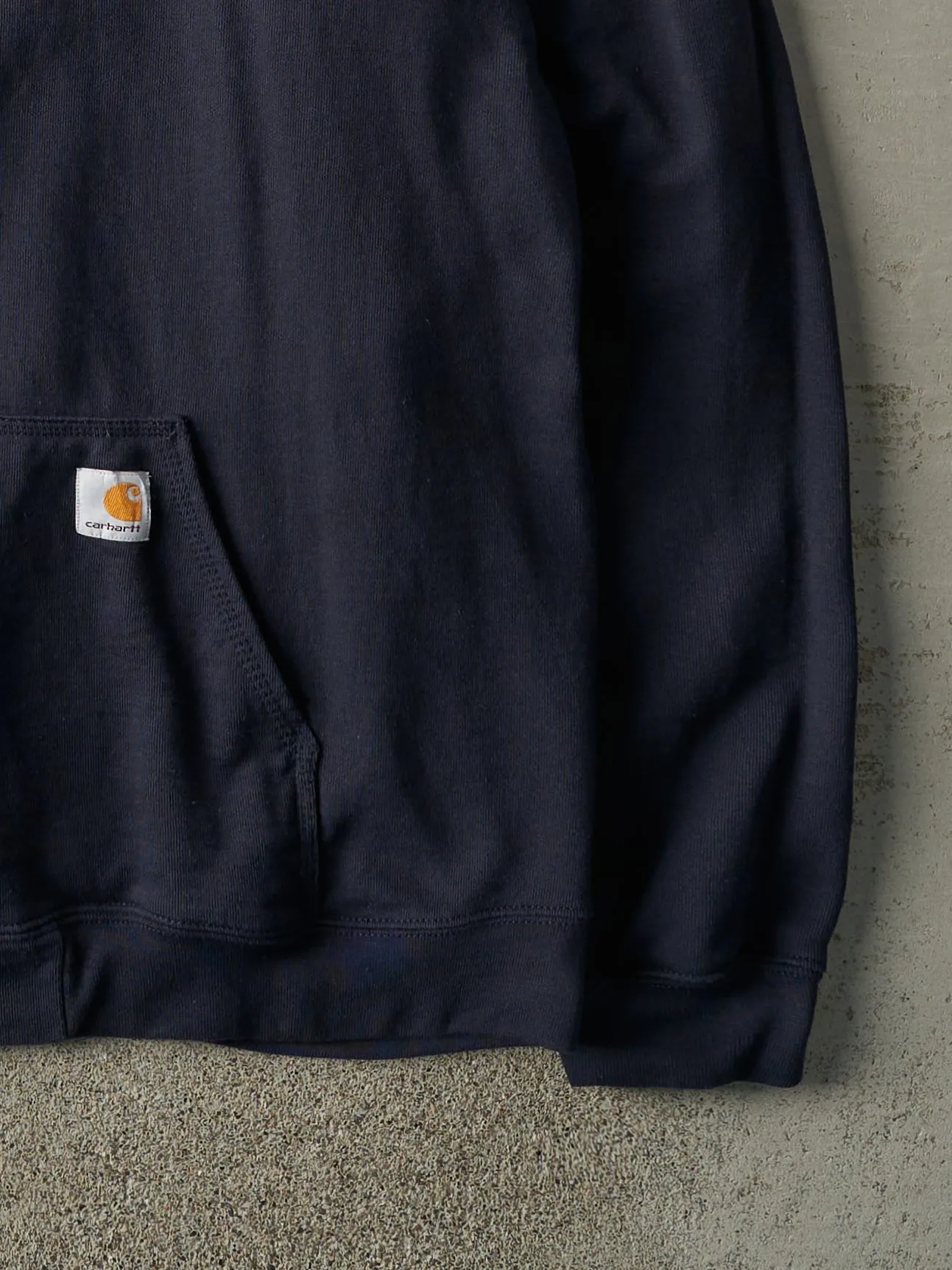 Vintage Y2K Navy Blue Carhartt Zip Up Hoodie (XL/XXL) sold by Rebalance Vintage product image thumbnail 3