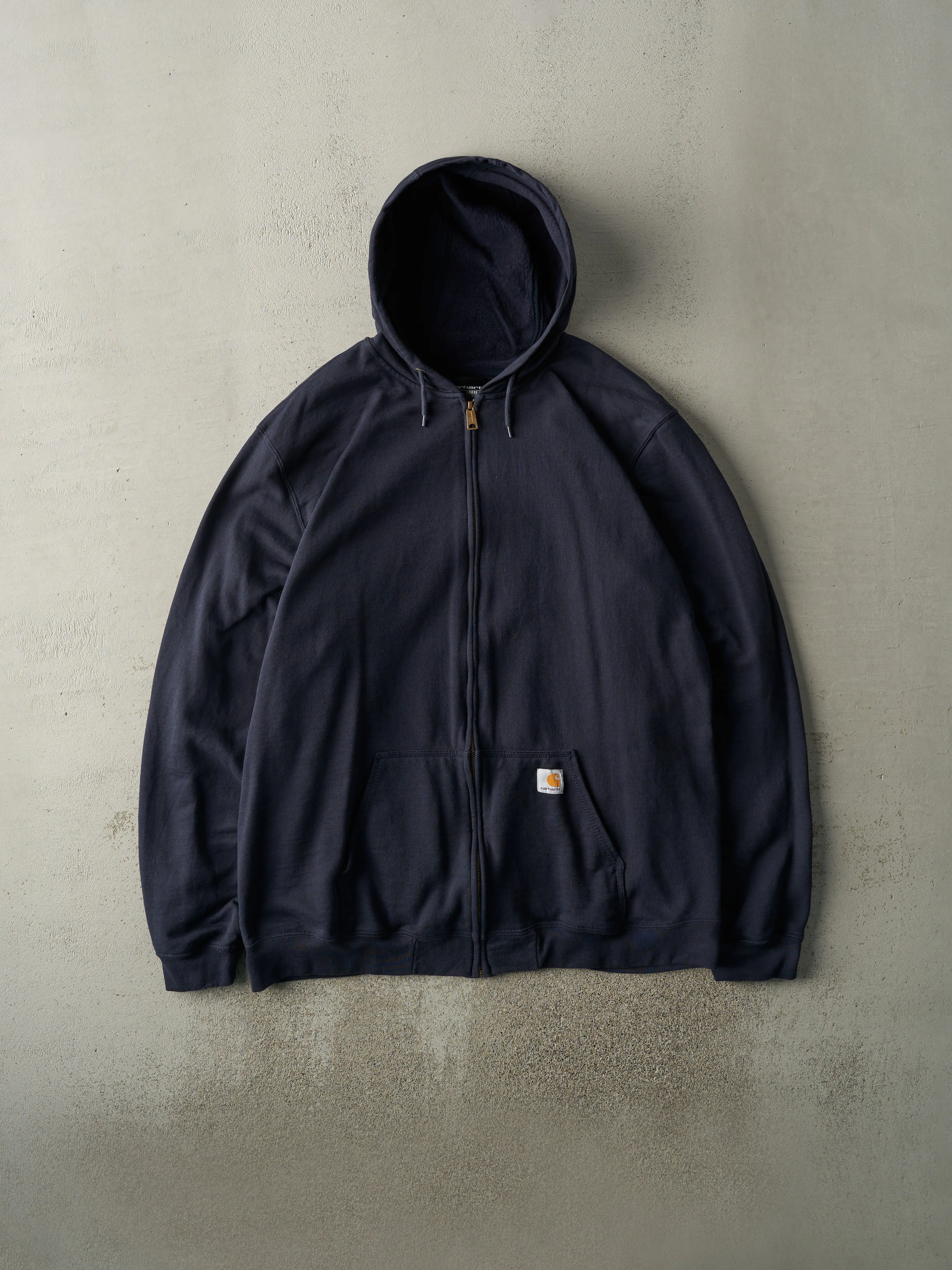 Vintage Y2K Navy Blue Carhartt Zip Up Hoodie (XL/XXL) sold by Rebalance Vintage