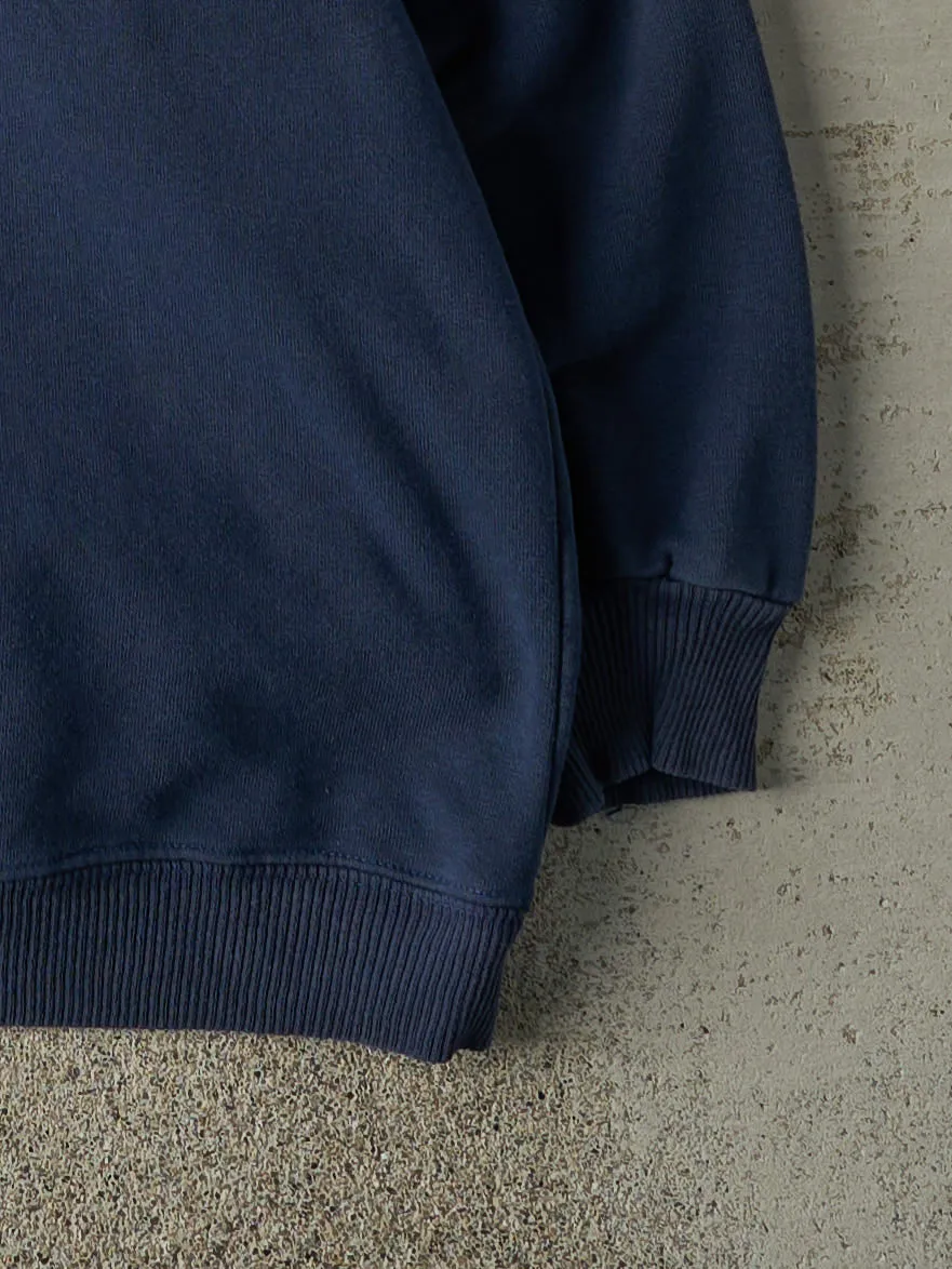 Vintage Y2K Navy Blue BUM Equipment V Neck Sweatshirt (M/L) sold by Rebalance Vintage product image thumbnail 3