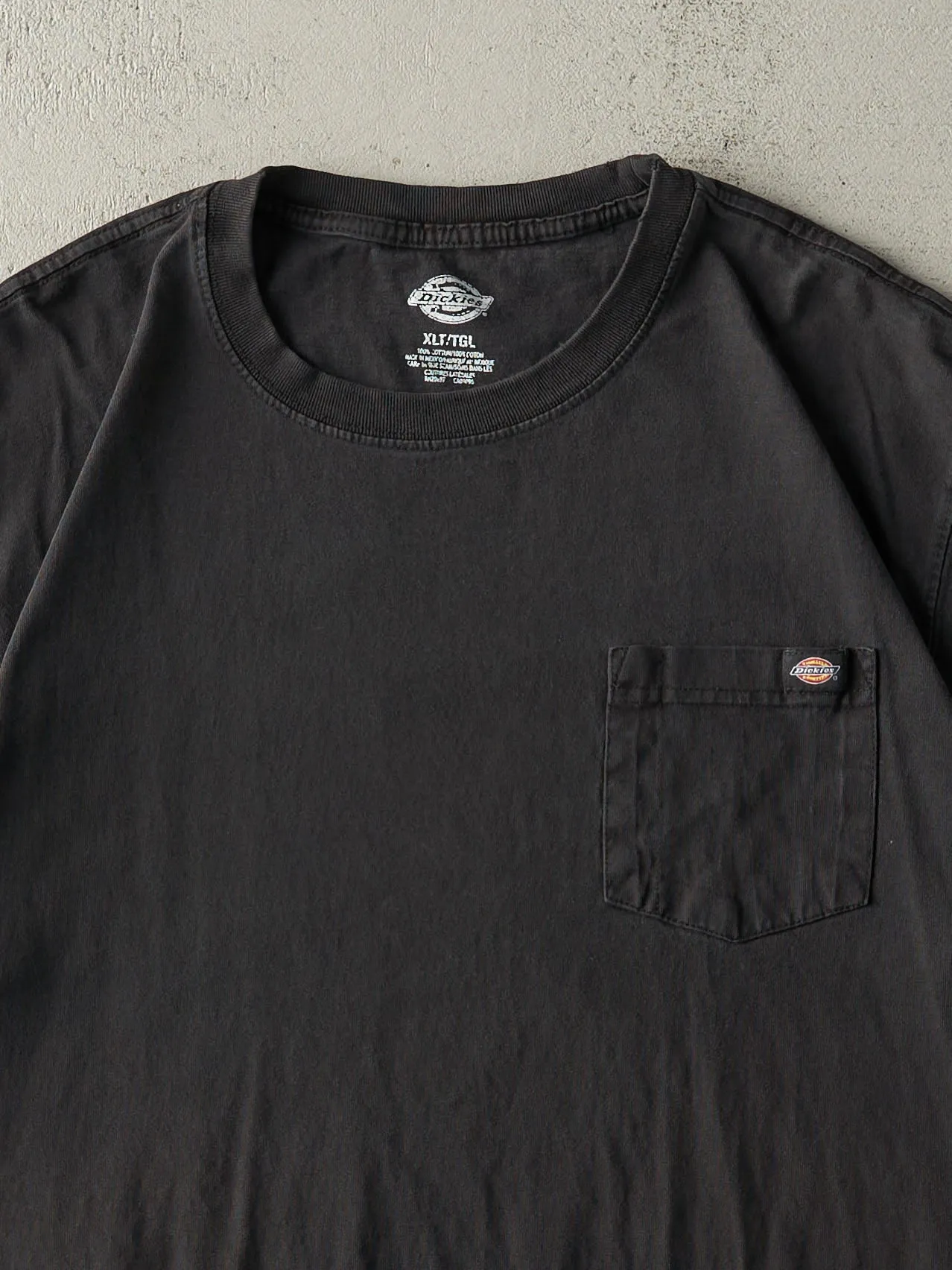 Vintage Y2K Faded Black Dickies Pocket Tee (L/XL) sold by Rebalance Vintage product image thumbnail 2