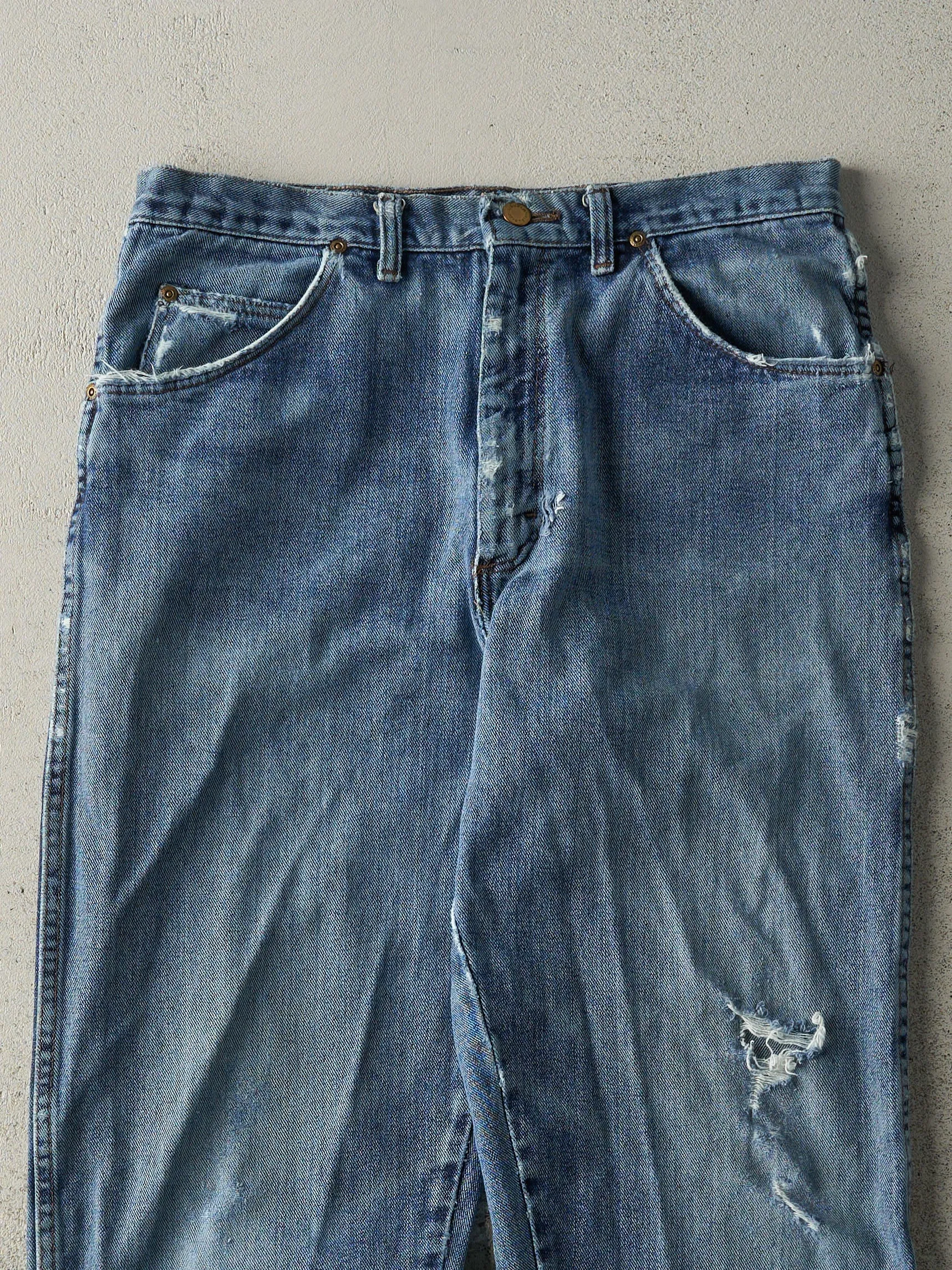 Vintage 90s Mid Wash Wrangler Jeans (33x33) sold by Rebalance Vintage product image thumbnail 4