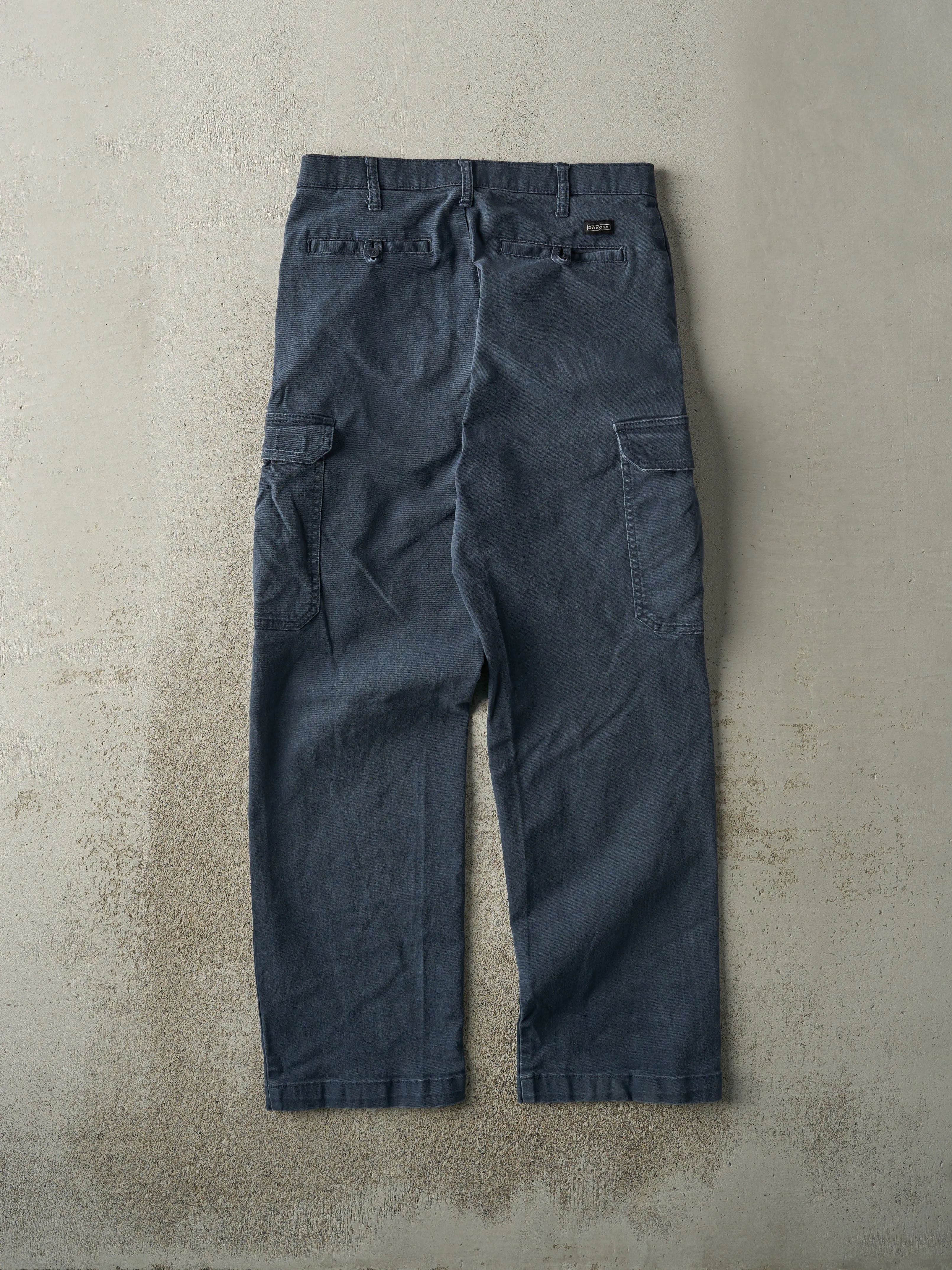 Vintage Y2K Navy Blue Dakota Cargo Work Pants (31x29.5) sold by Rebalance Vintage product image thumbnail 2