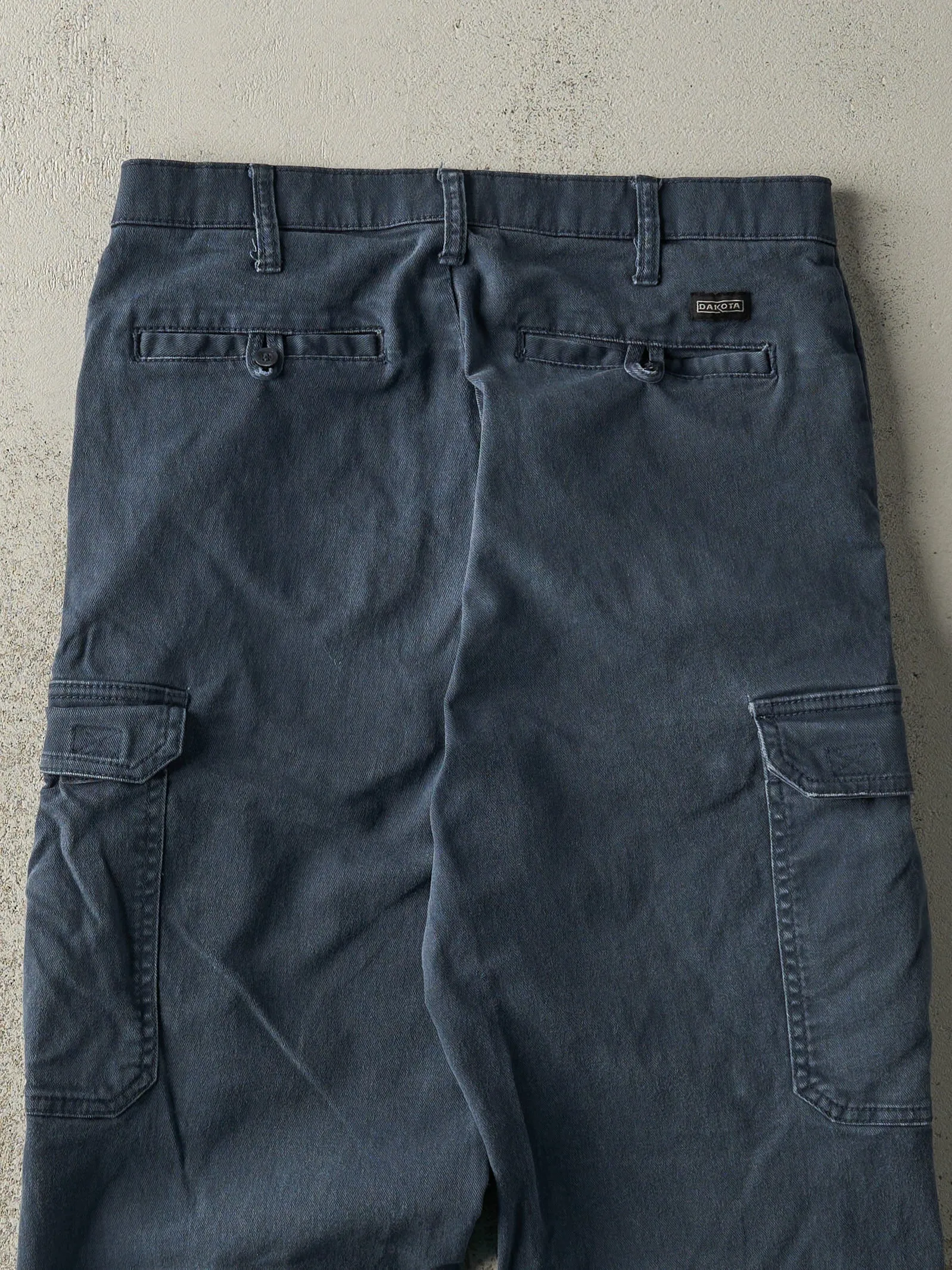 Vintage Y2K Navy Blue Dakota Cargo Work Pants (31x29.5) sold by Rebalance Vintage product image thumbnail 4