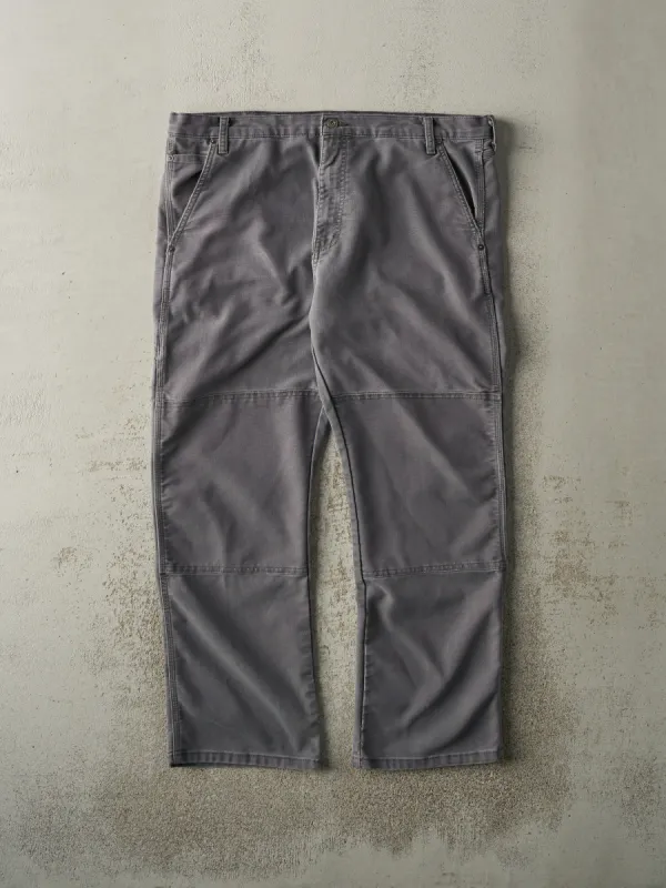 Vintage Y2K Grey Dickies Flex Double Knee Work Pants (38x29) sold by Rebalance Vintage
