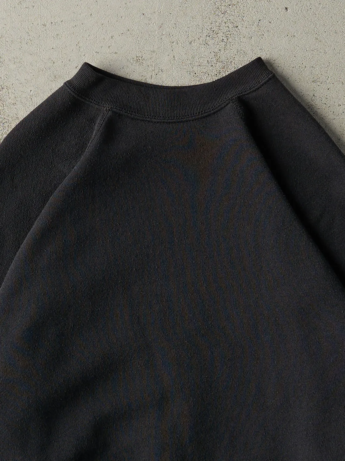 Vintage 80s Black Blank Crewneck (L) sold by Rebalance Vintage product image thumbnail 2