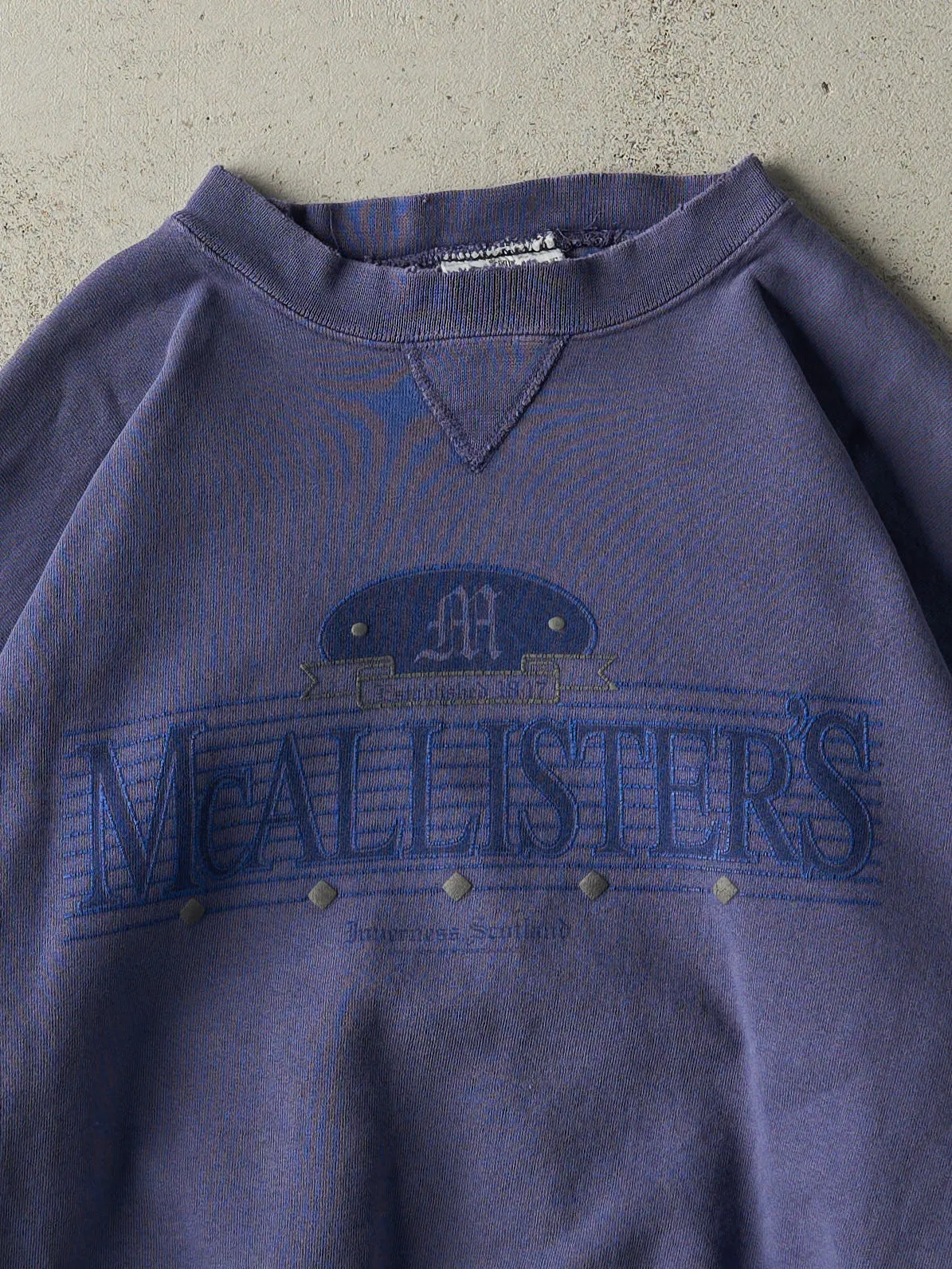 Vintage 90s Blue McAllister's Scotland Crewneck (L) sold by Rebalance Vintage product image thumbnail 2