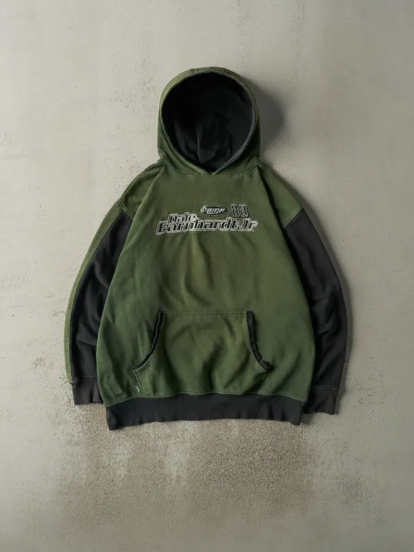 Vintage Y2K Green Embroidered Dale Earnhardt Jr. Nascar Hoodie (XL) sold by Rebalance Vintage