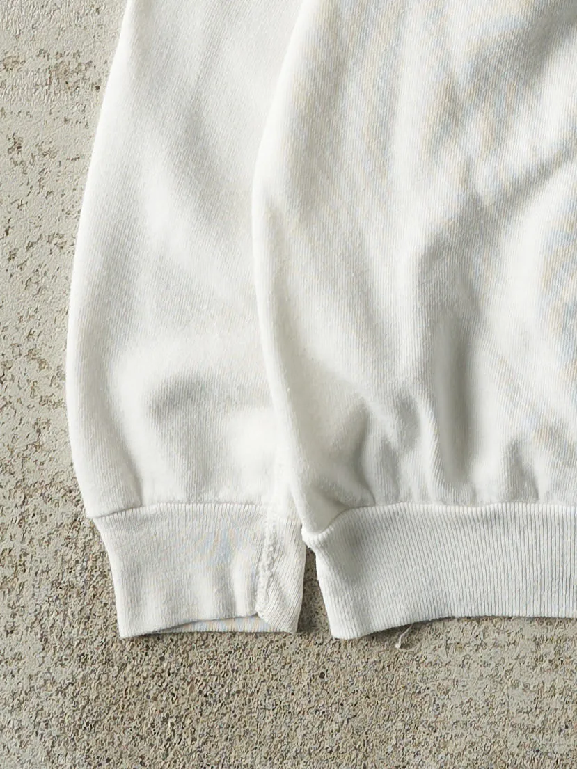 Vintage 80s White UCLA Embroidered Crewneck (M) sold by Rebalance Vintage product image thumbnail 3