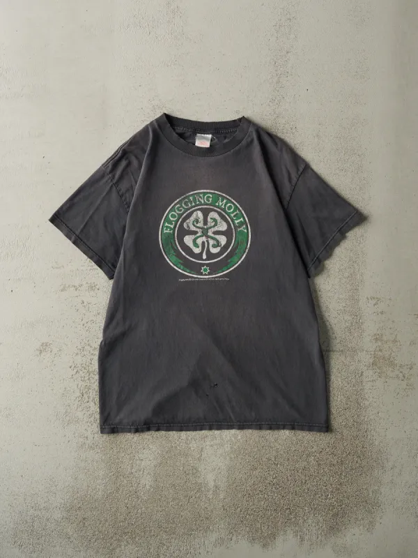 Vintage 04' Faded Black Flogging Molly Band Tee (M) sold by Rebalance Vintage