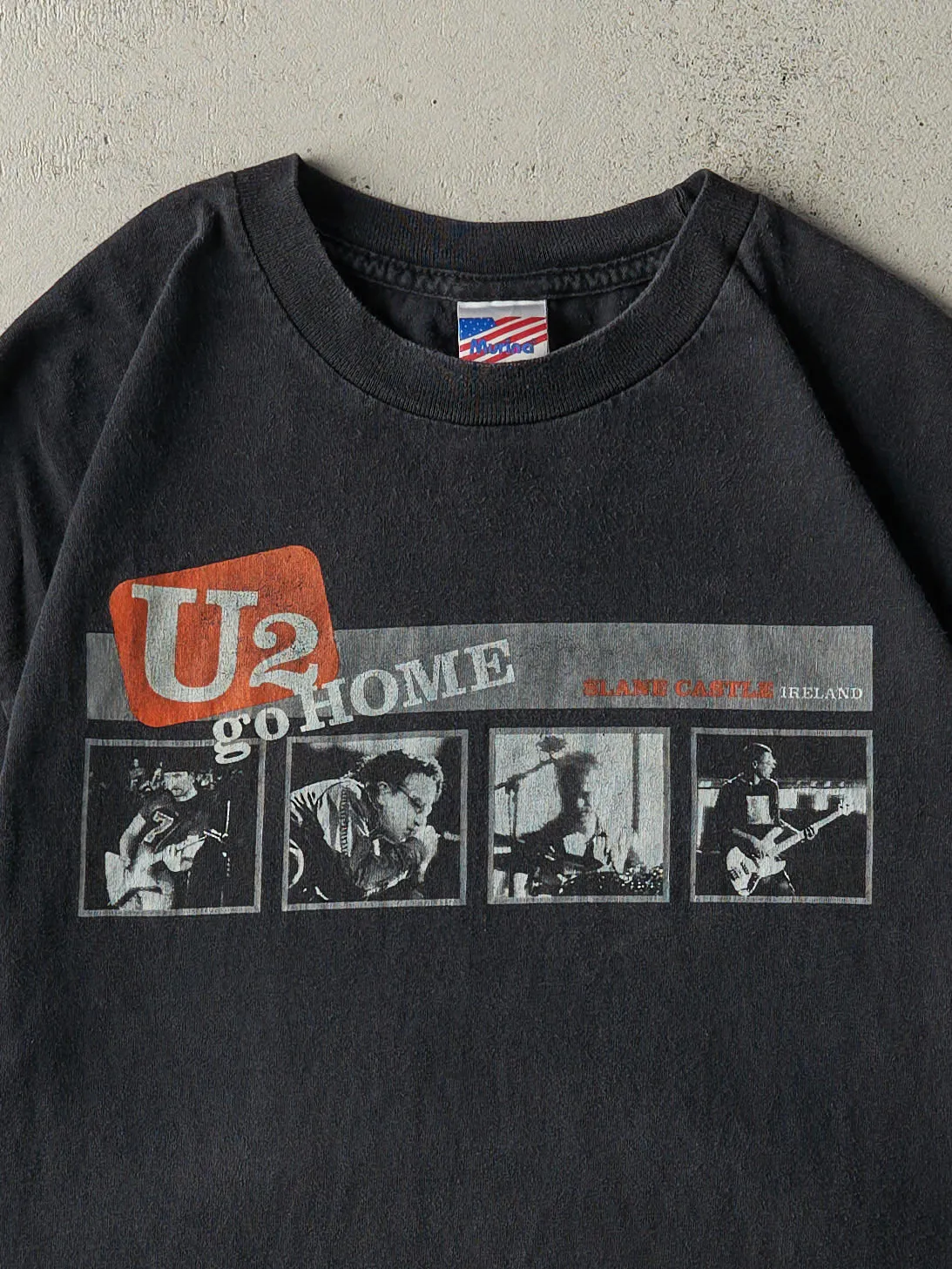 Vintage Y2K Black U2 Go Home Tee (M/L) sold by Rebalance Vintage product image thumbnail 2