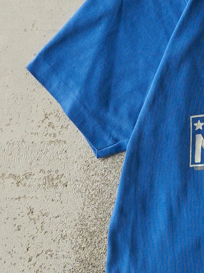 Vintage 80s Blue National Postal Union Single Stitch Tee (XS/S) sold by Rebalance Vintage product image thumbnail 3