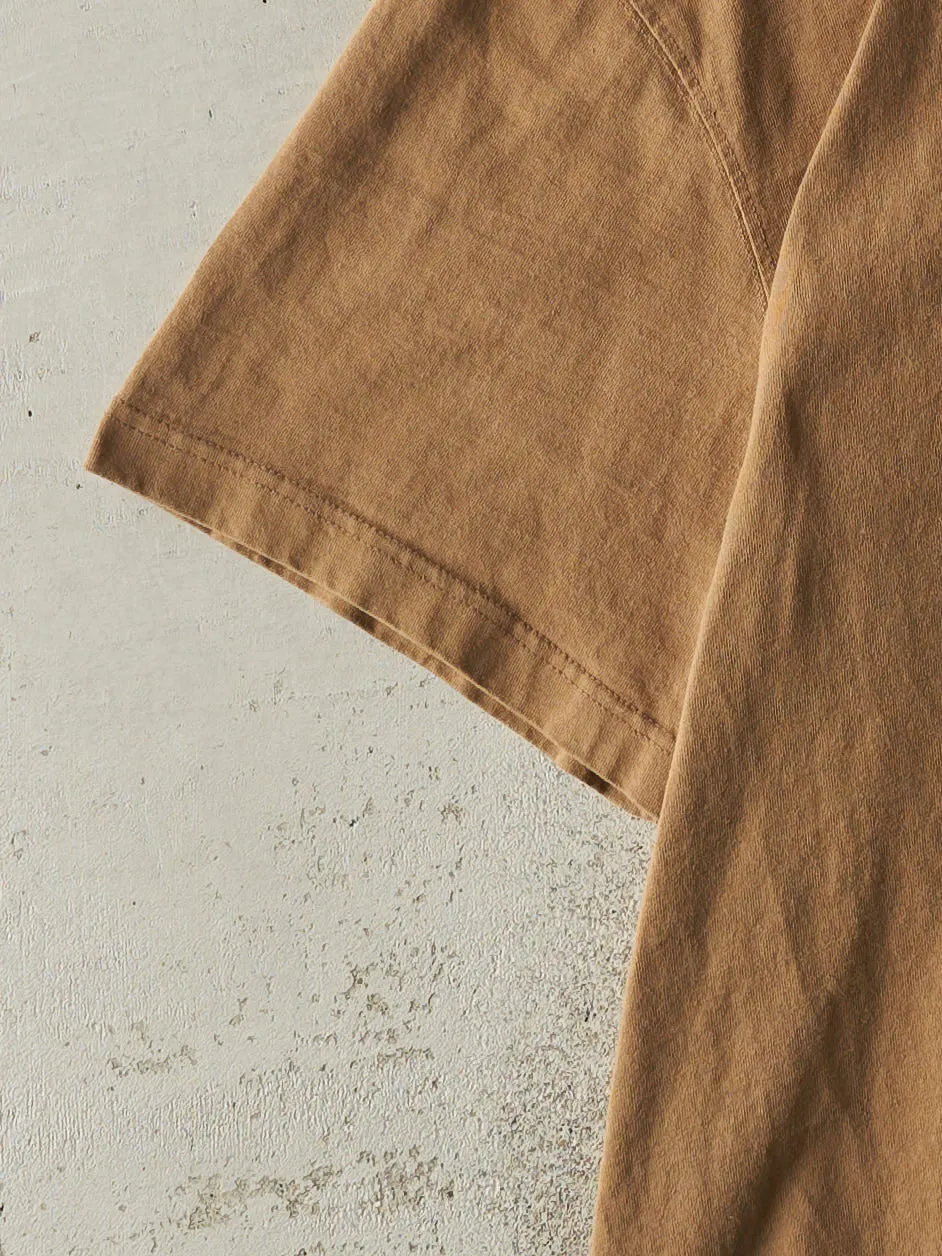 Vintage Y2K Beige Blank Tee (XXL) sold by Rebalance Vintage product image thumbnail 3