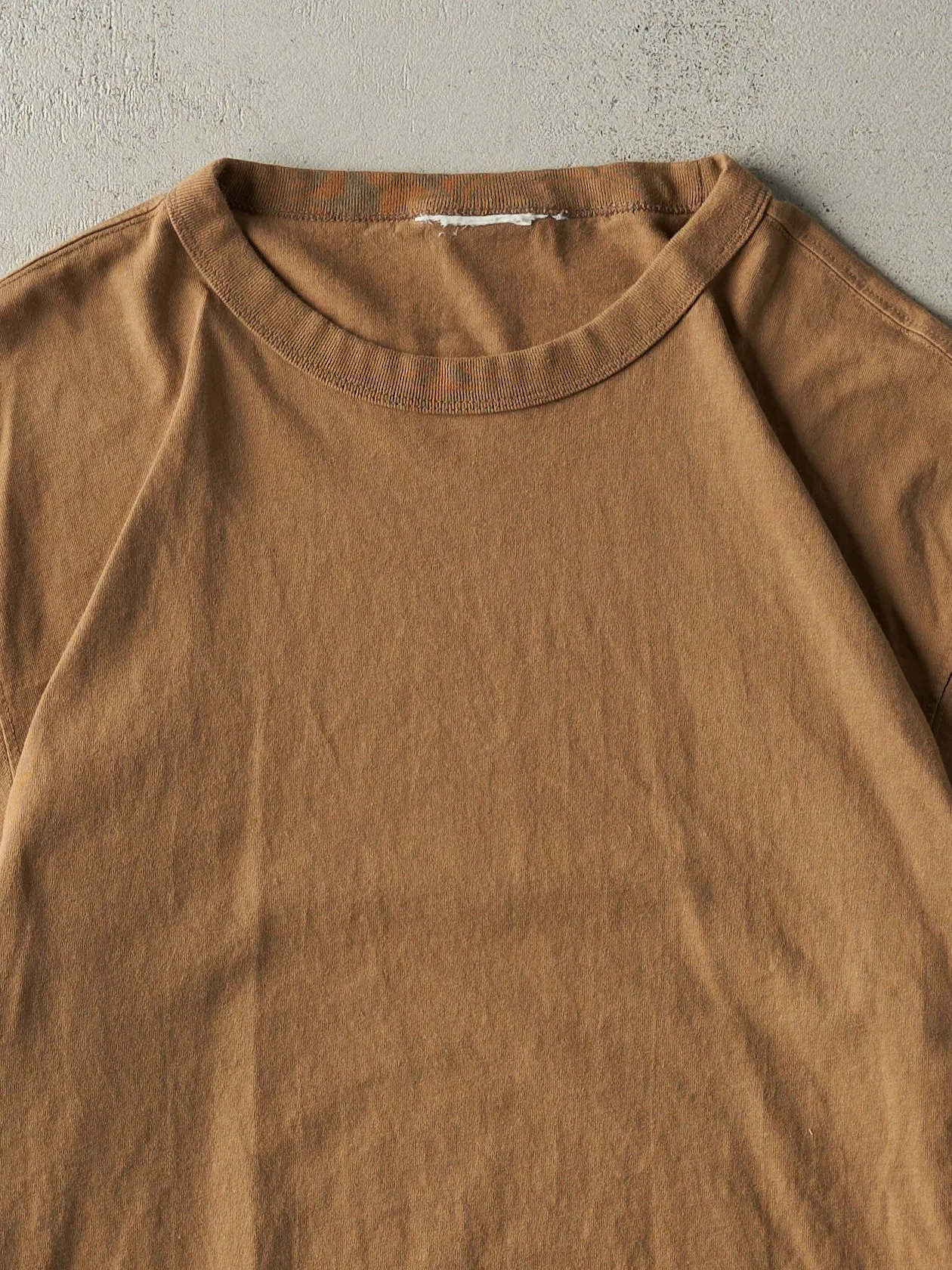 Vintage Y2K Beige Blank Tee (XXL) sold by Rebalance Vintage product image thumbnail 2