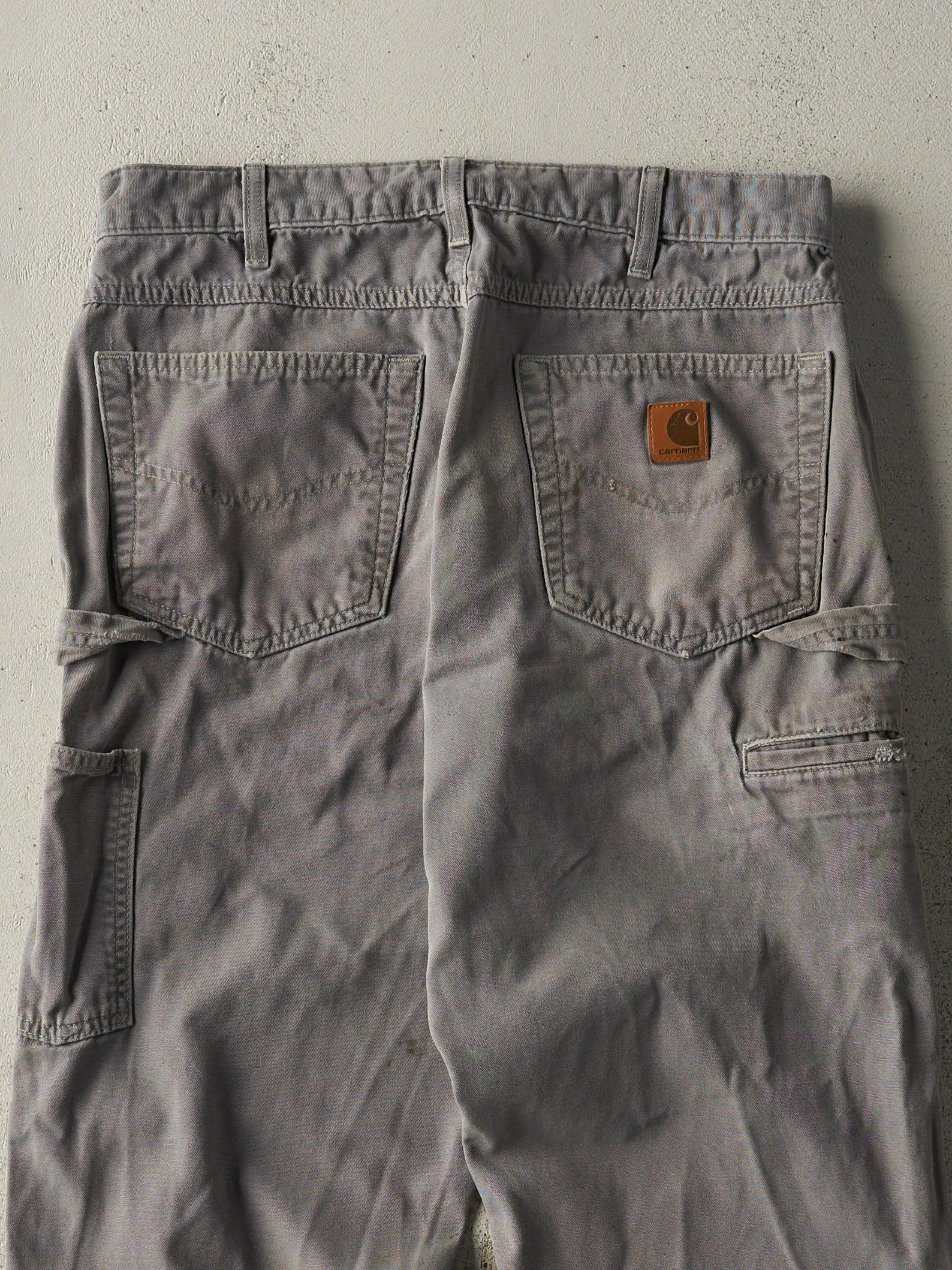 Vintage Y2K Grey Carhartt Lightweight Carpenter Pants (31x30.5) sold by Rebalance Vintage product image thumbnail 5