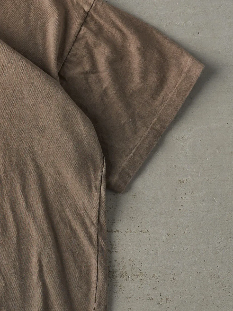 Vintage 90s Washed Brown Chanel Bootleg Boxy Tee (L) sold by Rebalance Vintage product image thumbnail 4