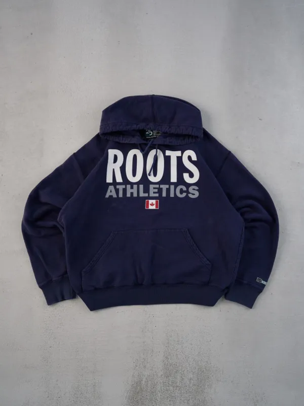 Vintage 90s Blue Roots Athletics Canada Hoodie (M/L) sold by Rebalance Vintage