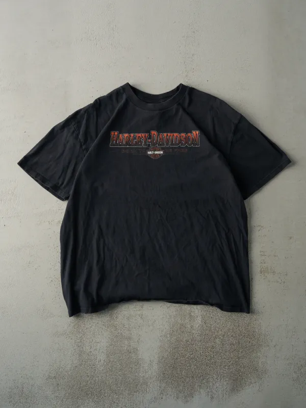 Vintage 09' Harley Black Saskatchewan Canada Harley Davidson Tee (L) sold by Rebalance Vintage