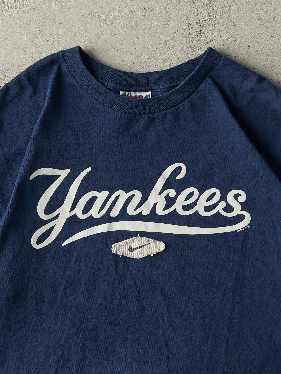 Vintage 06' Navy Blue New York Yankees Nike Tee (M) sold by Rebalance Vintage product image thumbnail 3