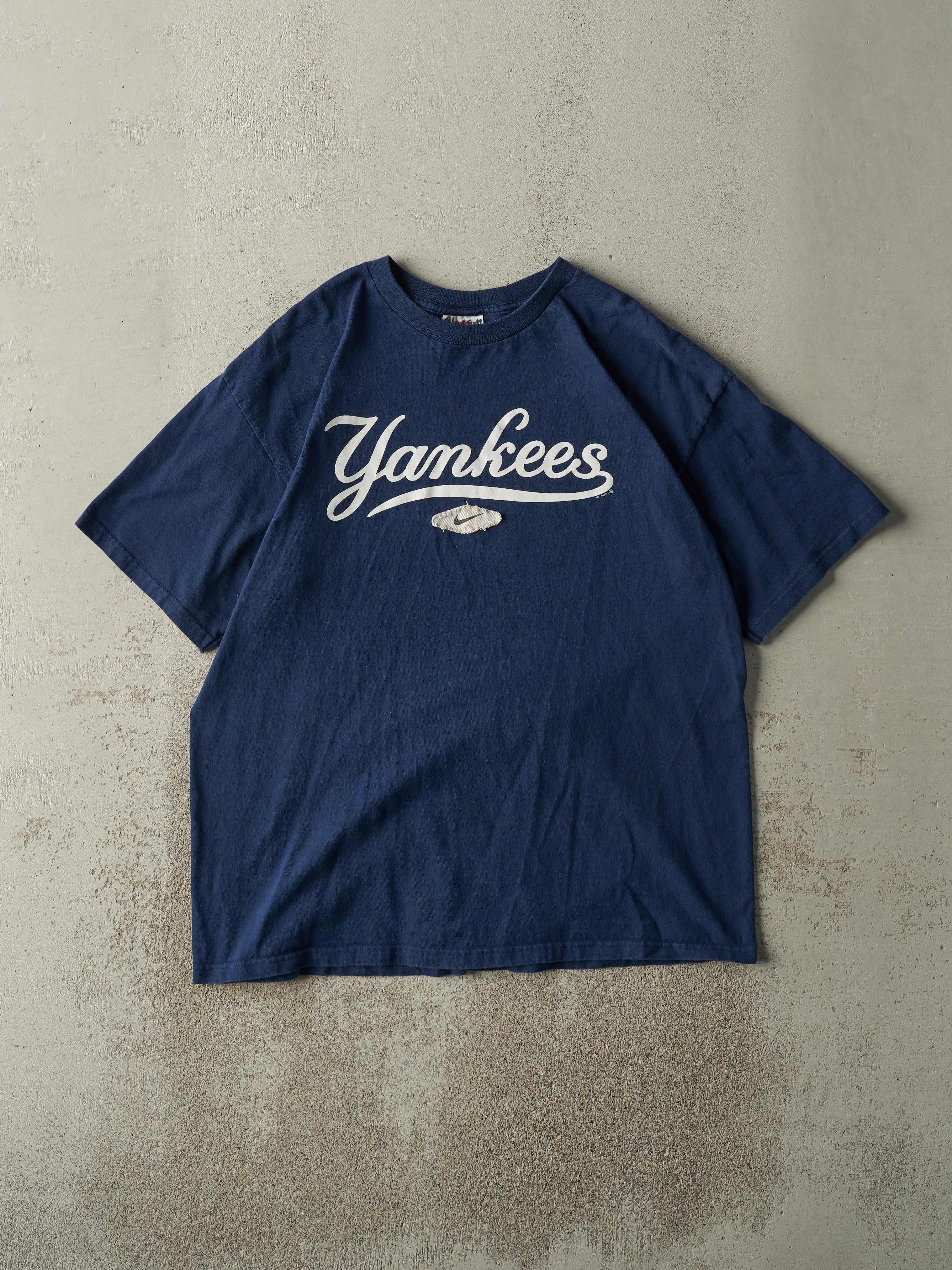 Vintage 06' Navy Blue New York Yankees Nike Tee (M) sold by Rebalance Vintage