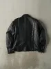 Vintage Y2K Black River Road Lined Leather Biker Jacket (M) sold by Rebalance Vintage
