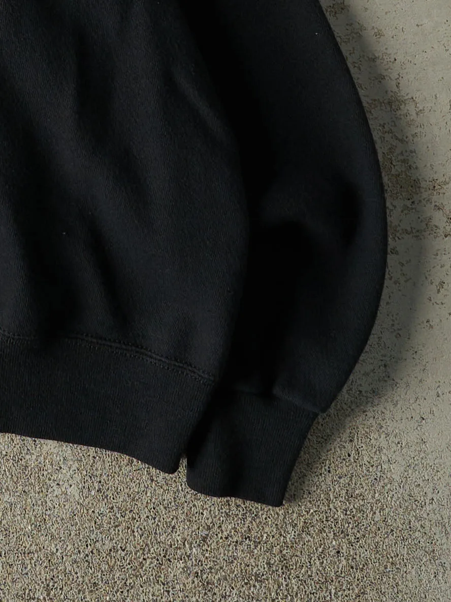 Vintage 80s Black Blank Boxy Crewneck (M) sold by Rebalance Vintage product image thumbnail 3