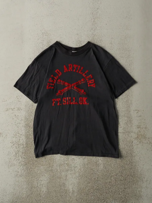 Vintage 70s Black Field Artillery Single Stitch Tee (S) sold by Rebalance Vintage