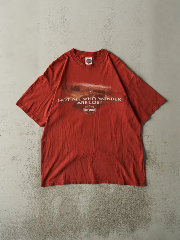 Vintage 06' Washed Red London Ontario Harley Davidson Tee (XL) sold by Rebalance Vintage