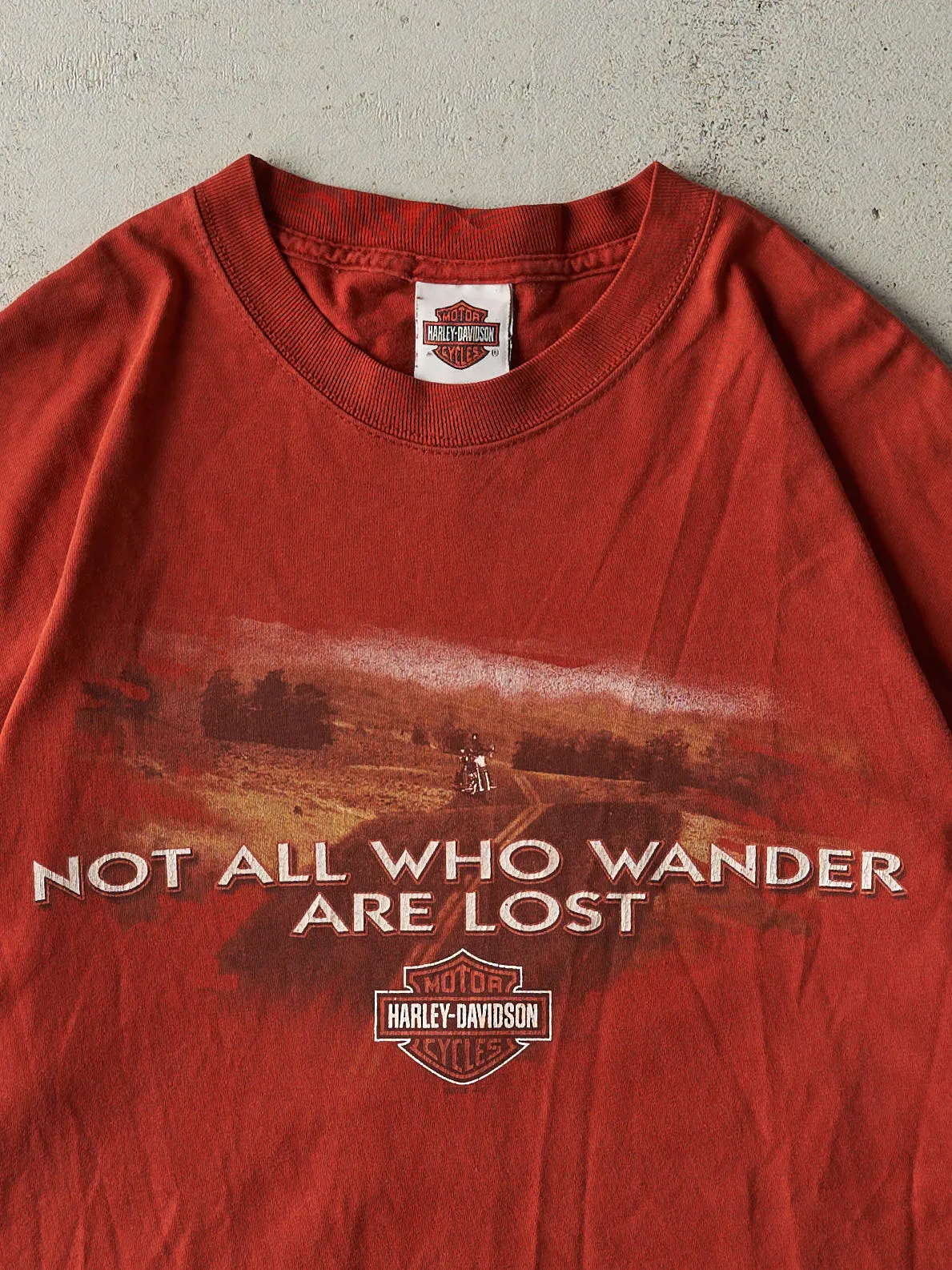 Vintage 06' Washed Red London Ontario Harley Davidson Tee (XL) sold by Rebalance Vintage product image thumbnail 3