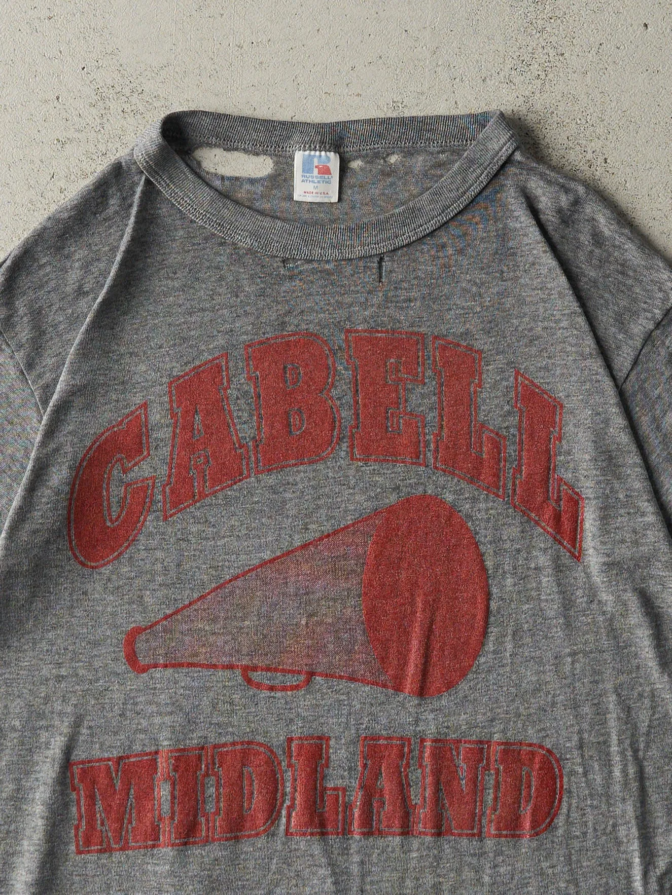 Vintage 80s Grey Cabell Midland Single Stitch Tee (M) sold by Rebalance Vintage product image thumbnail 3