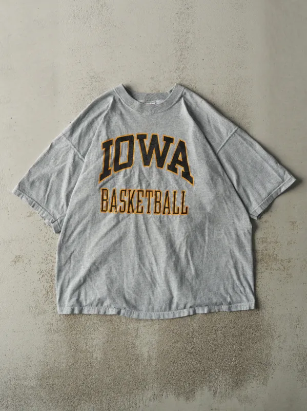 Vintage Y2K Grey Iowa Basketball Tee (L) sold by Rebalance Vintage