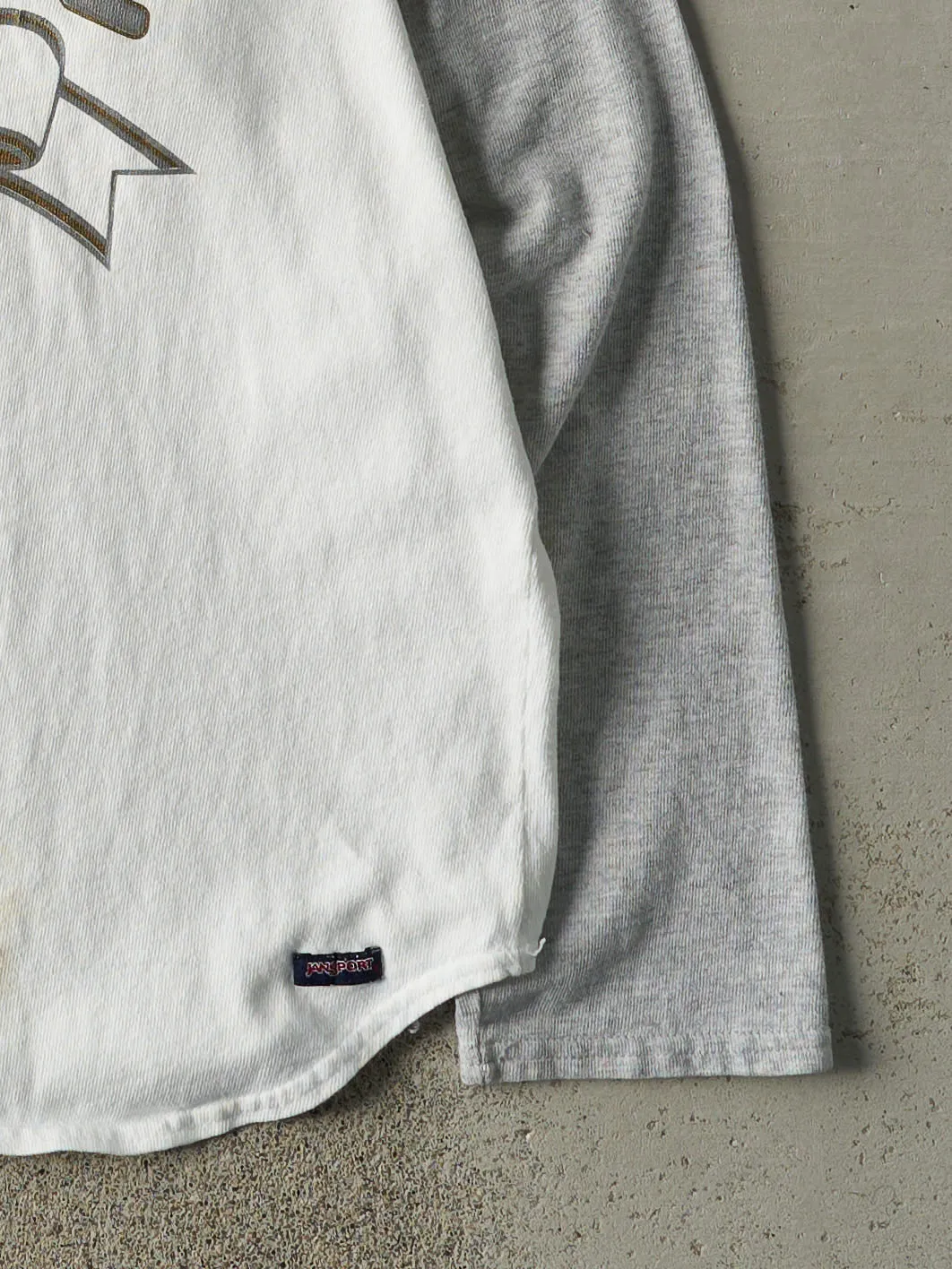 Vintage 90s White & Grey University of Hawaii Long Sleeve (XL) sold by Rebalance Vintage product image thumbnail 3