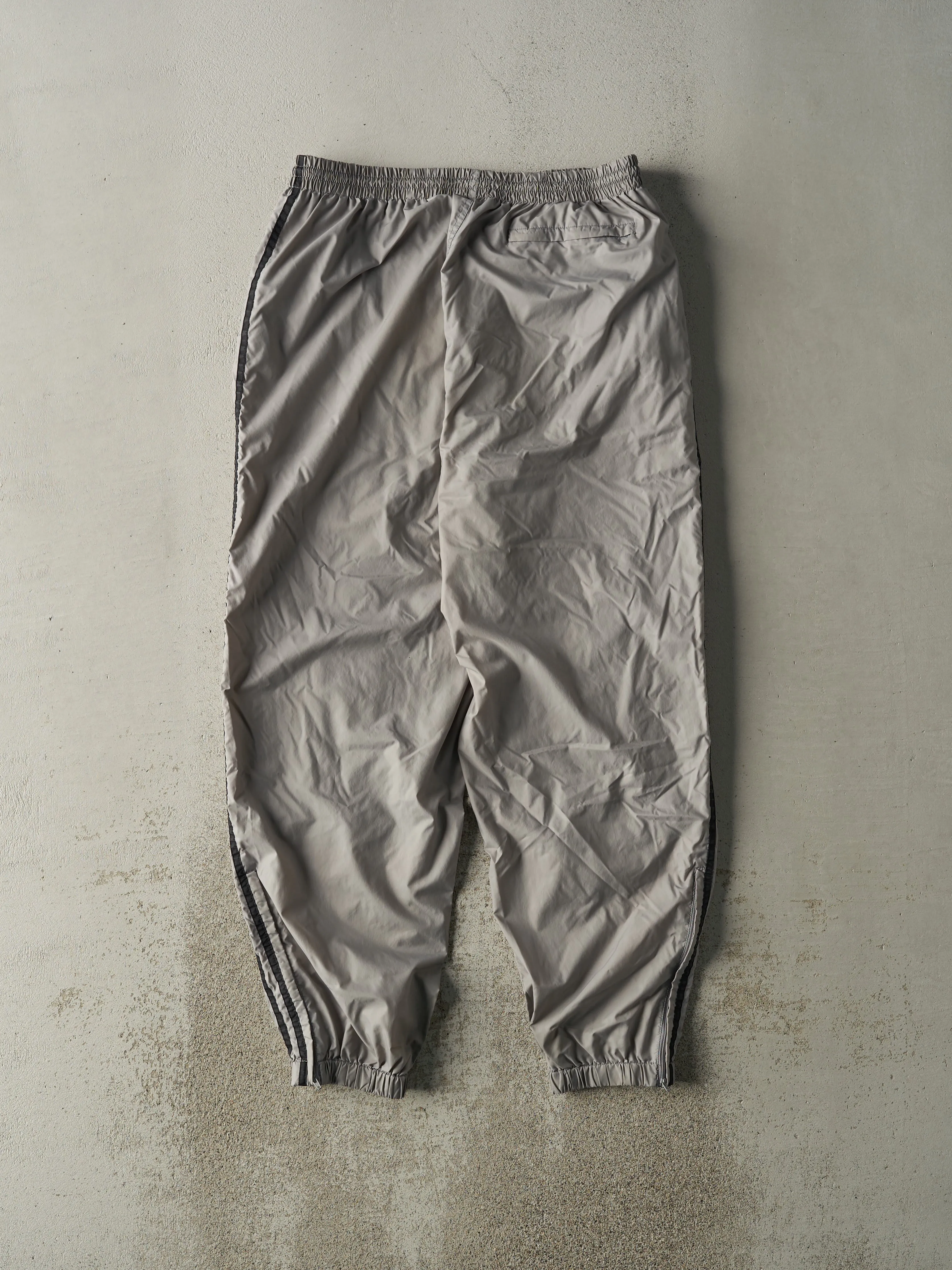 Vintage 90s Grey & Black Windbreaker Pants (33x30.5) sold by Rebalance Vintage product image thumbnail 2